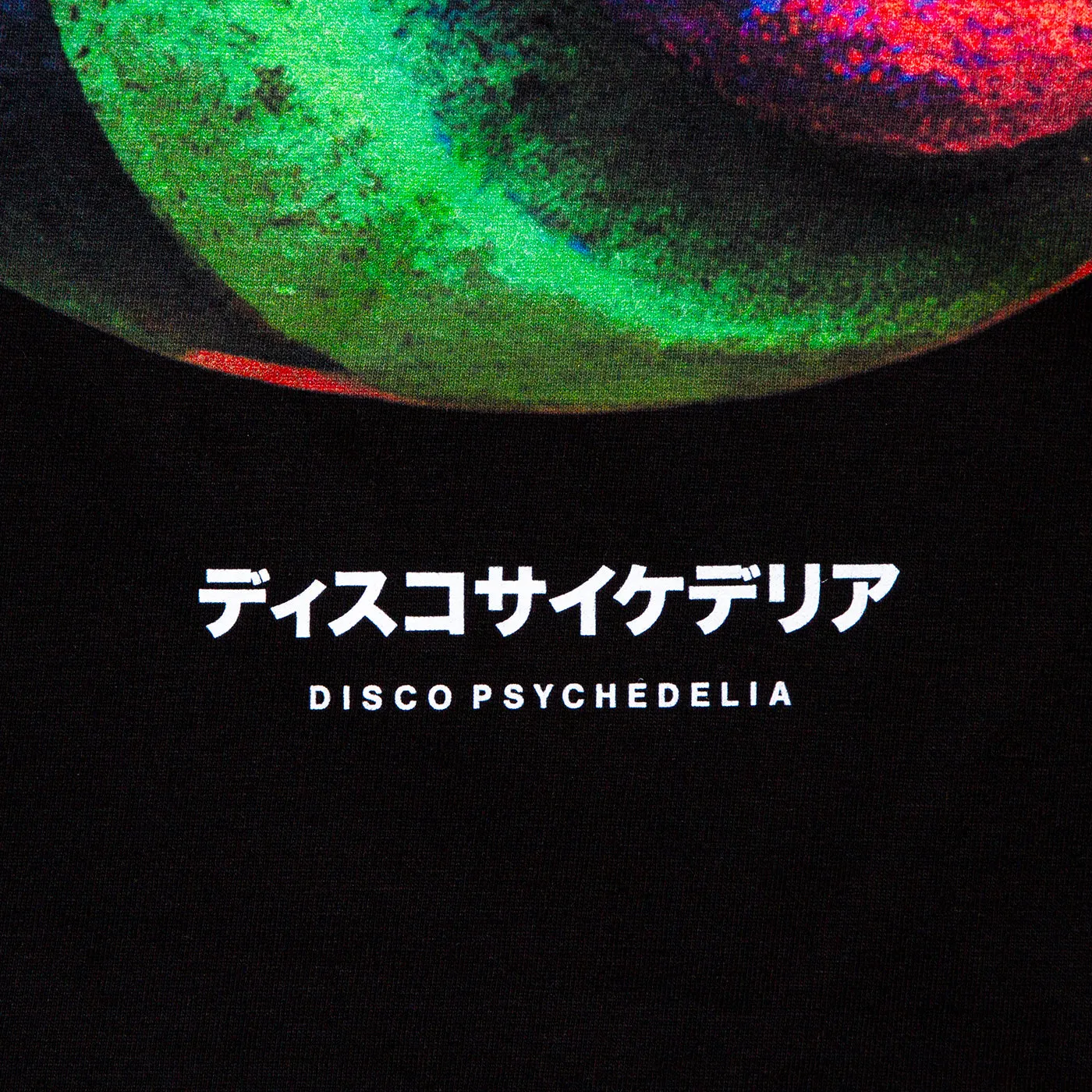 011 Disco Psychedelia Back Print - Tshirt - Black