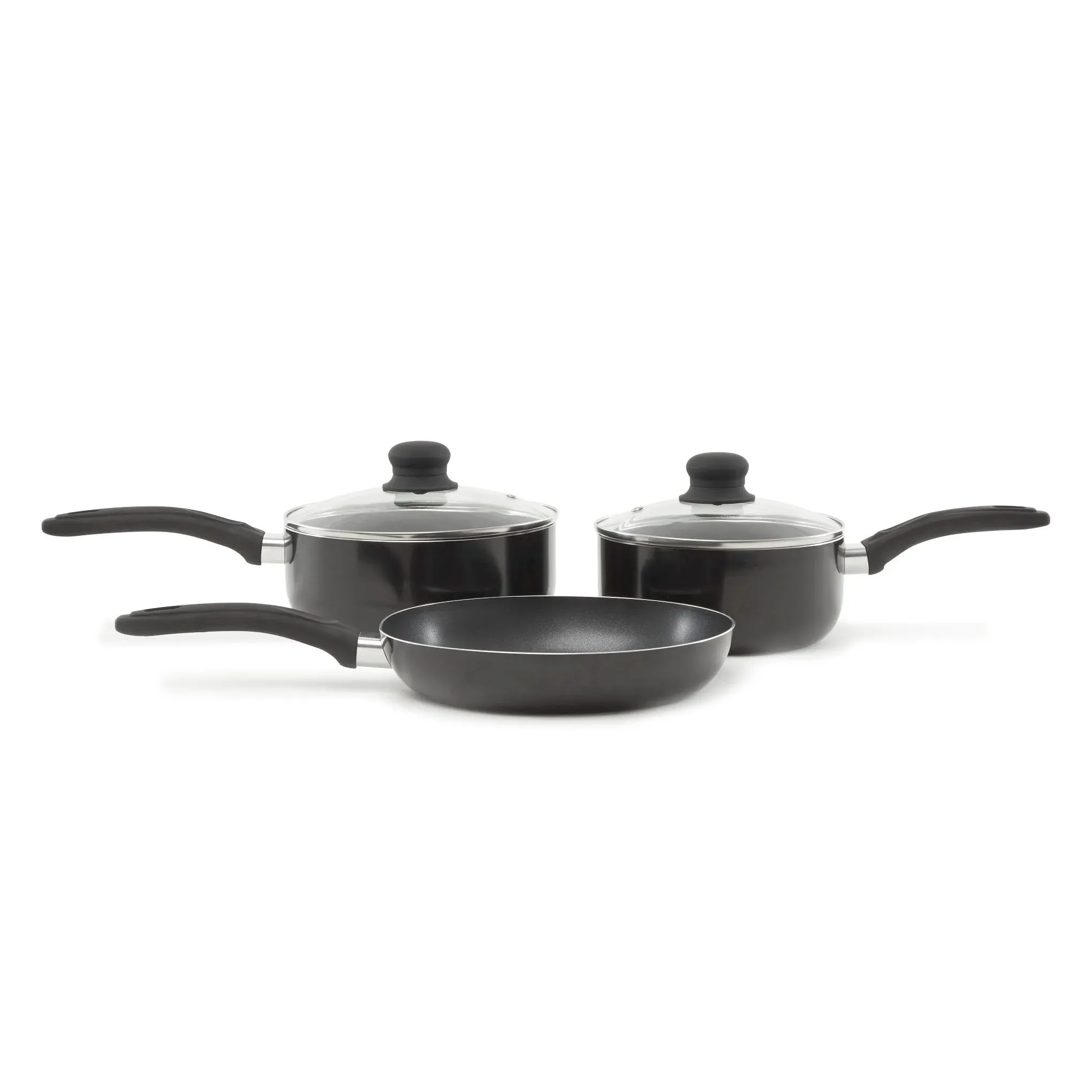 3-Piece Saucepan & Frying Pan Set