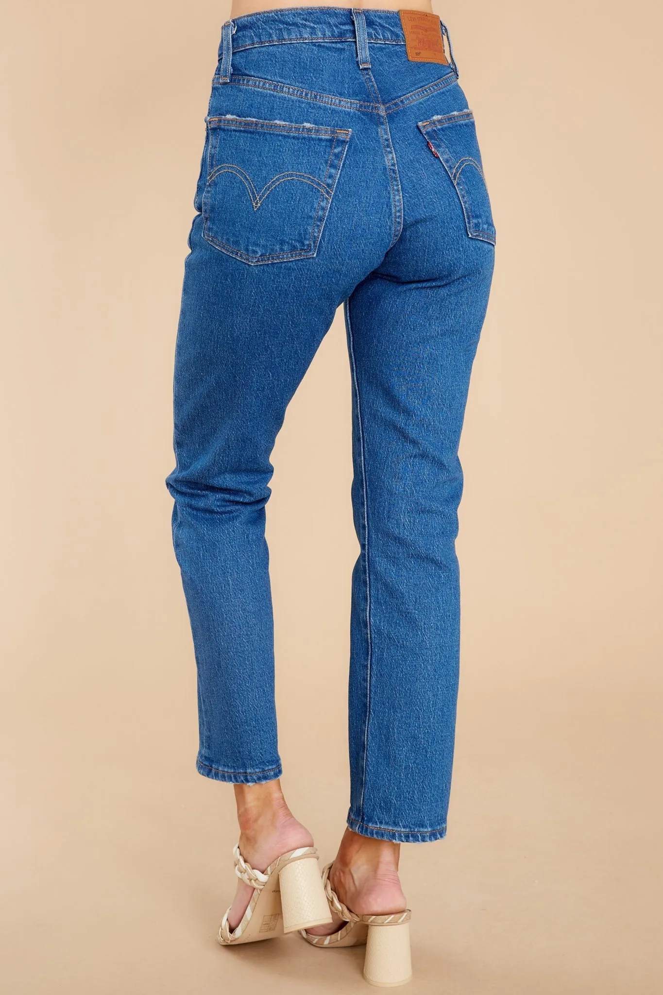 501® Original Cropped Jeans in Jazz Pop