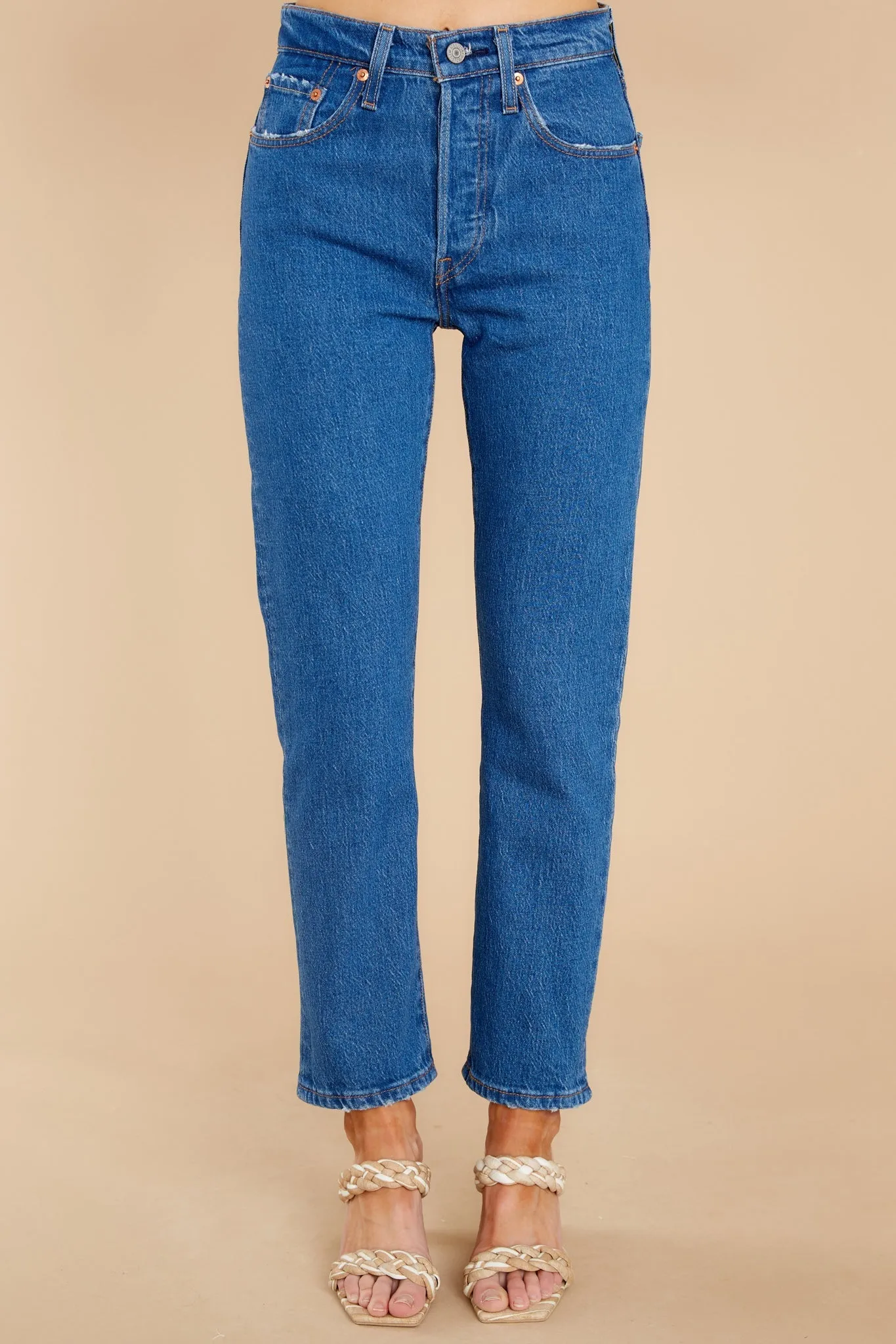 501® Original Cropped Jeans in Jazz Pop