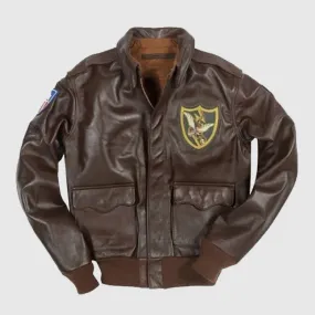 A-2 Men’s Fighter Bomber Leather Jacket