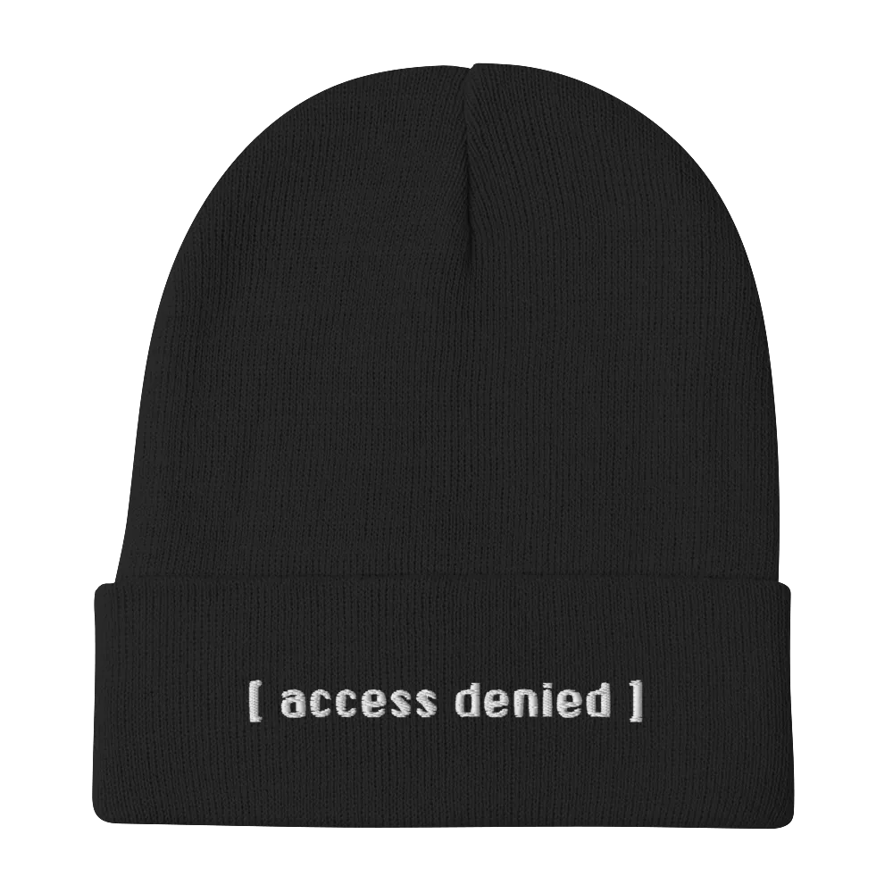 Access Denied Beanie