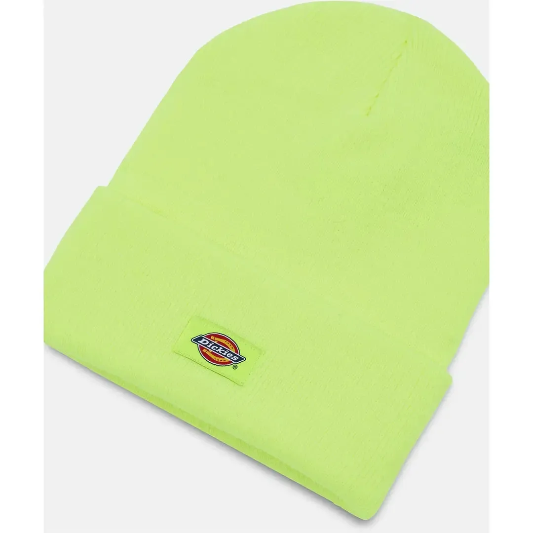 Acrylic Cuffed Beanie - Neon Yellow by Dickies