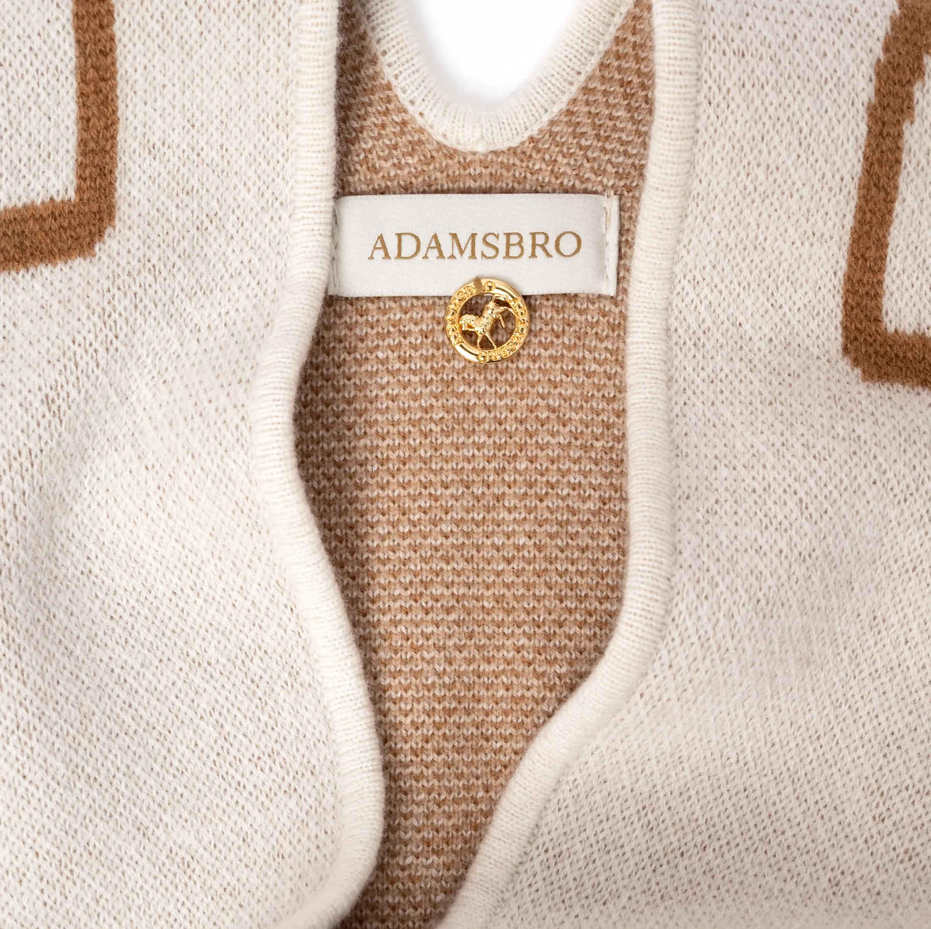 ADAMSBRO CASHMERE PONCHO CAMEL