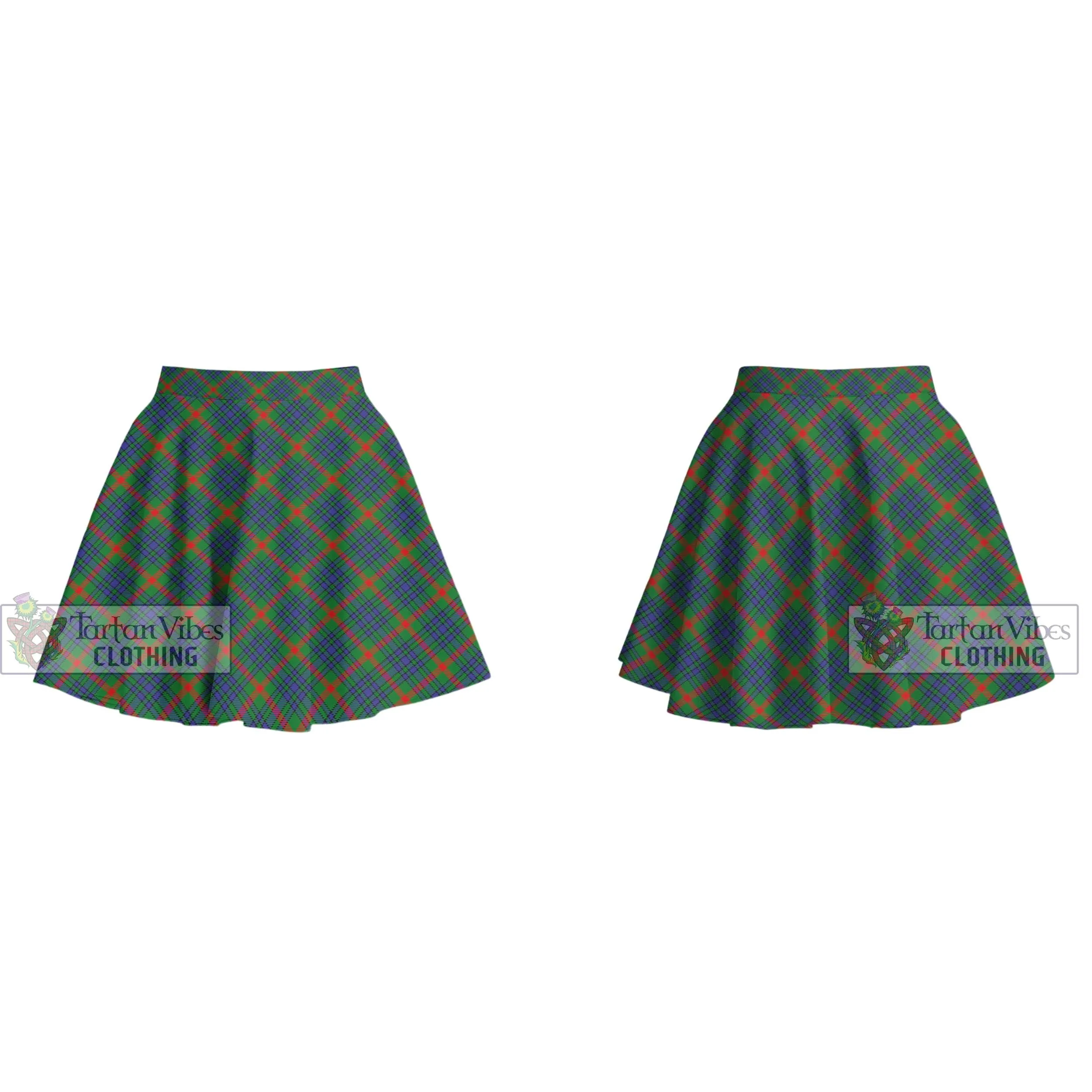 Aiton Tartan Women's Plated Mini Skirt