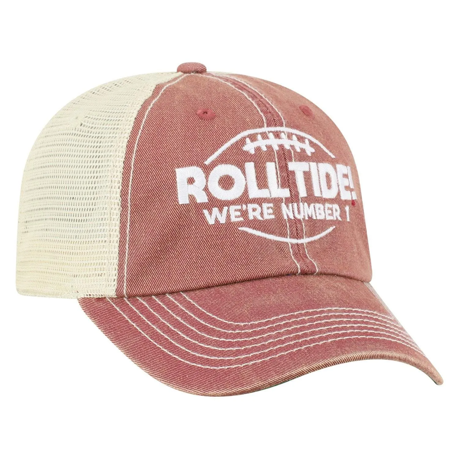 Alabama Crimson Tide TOW 40th Anniversary 1978 "We're Number 1" Mesh Hat Cap