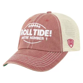 Alabama Crimson Tide TOW 40th Anniversary 1978 "We're Number 1" Mesh Hat Cap