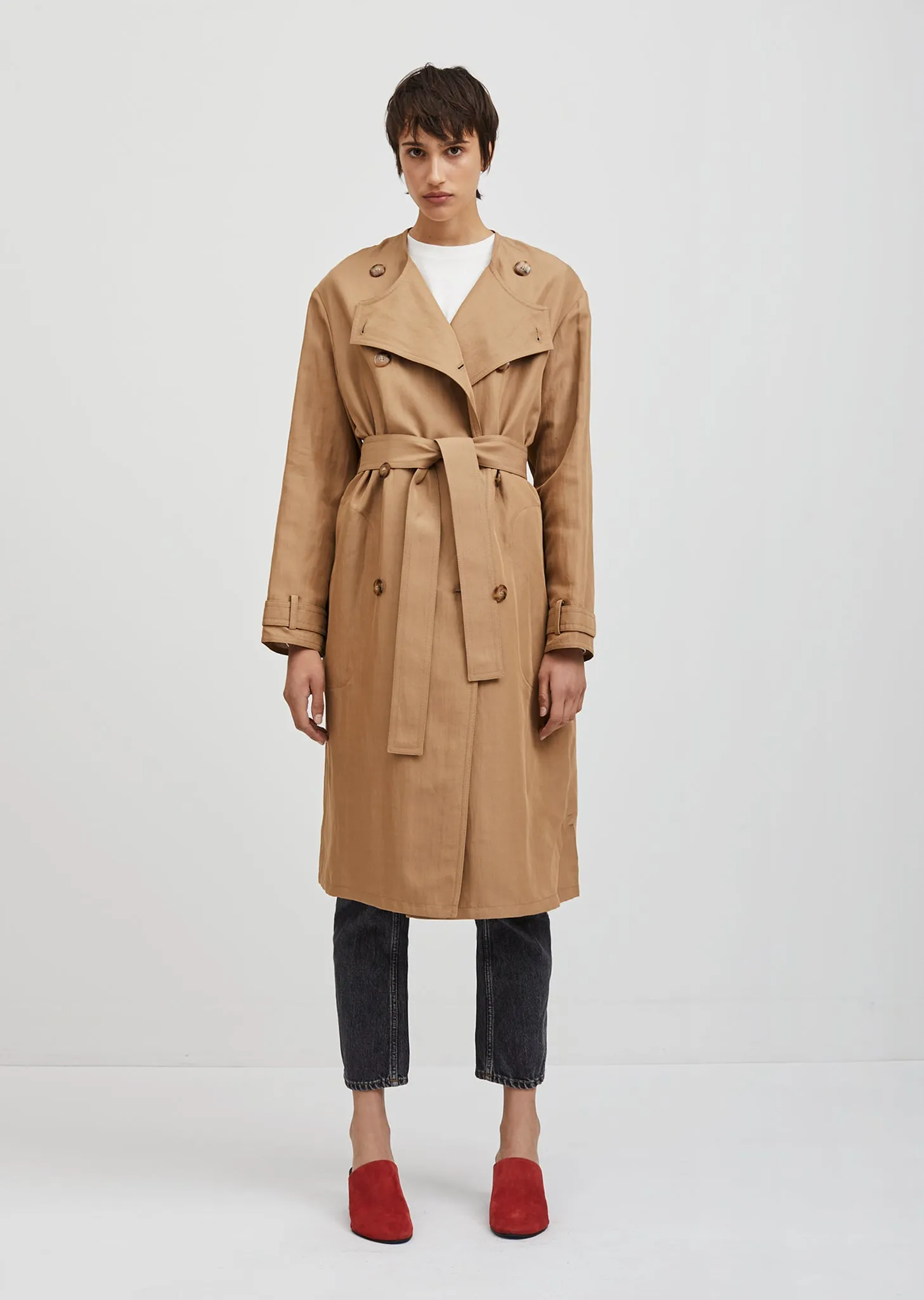 Angelica Gab Trench Coat