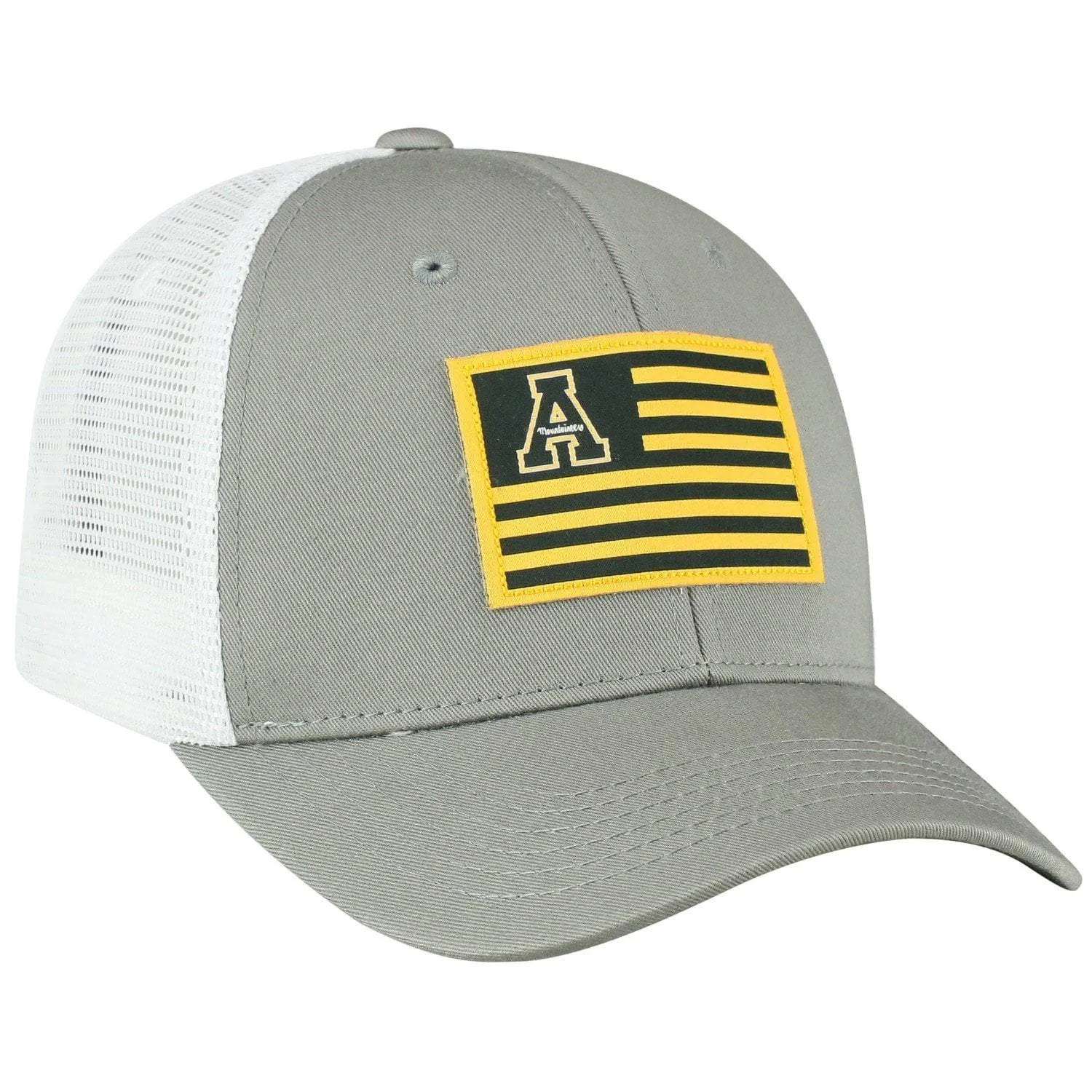 Appalachian State Mountaineers TOW Gray "Brave" Mesh Structured Adj. Hat Cap