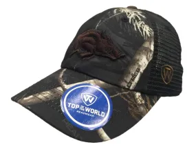 Arkansas Razorbacks TOW Black Realtree Camo Harbor Mesh Adjustable Snap Hat Cap