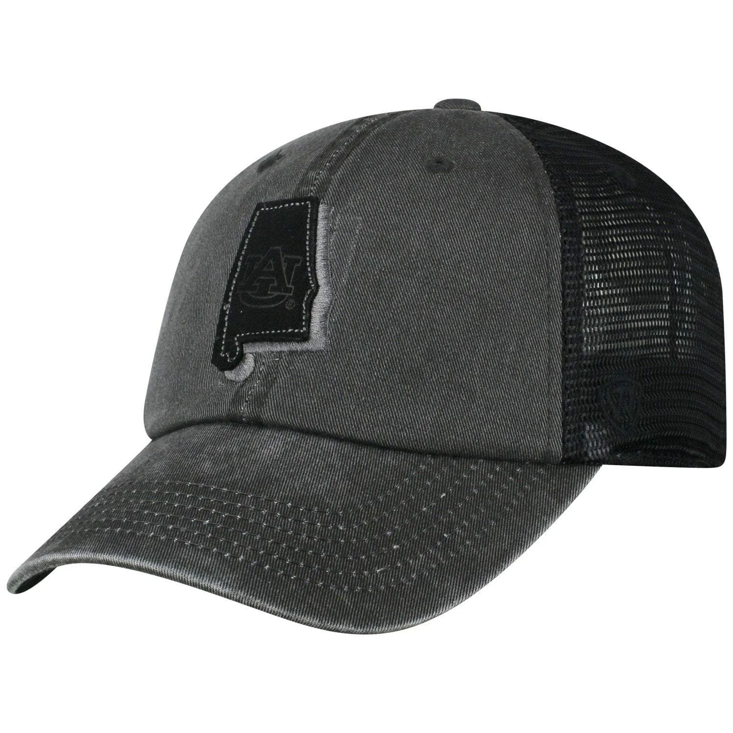 Auburn Tigers TOW Black "Land" Mesh Adj. Relax Hat Cap