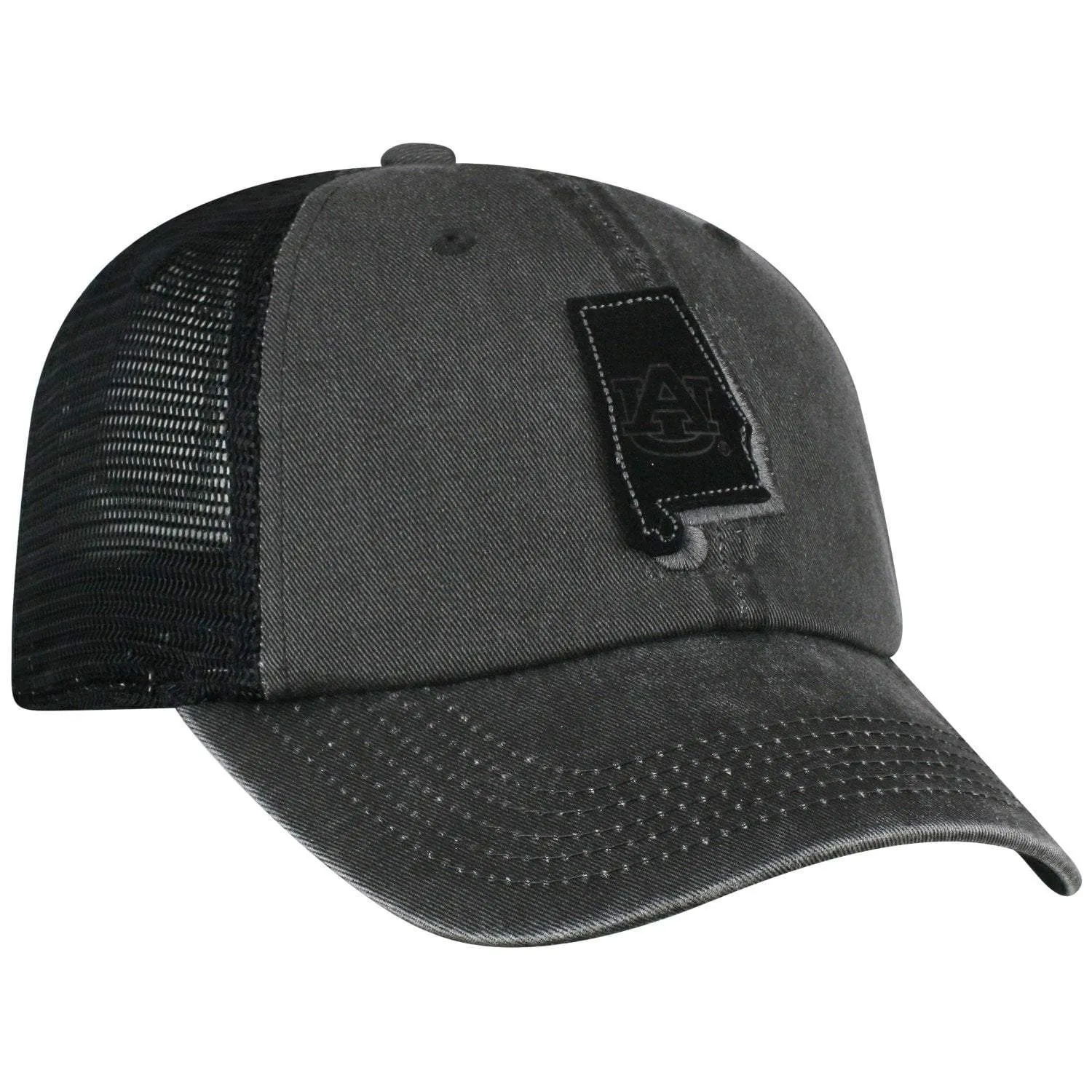 Auburn Tigers TOW Black "Land" Mesh Adj. Relax Hat Cap