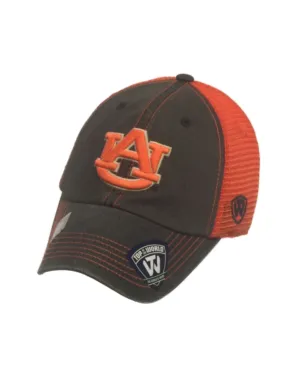 Auburn Tigers TOW Navy Orange Crossroads Mesh Adjustable Snapback Hat Cap