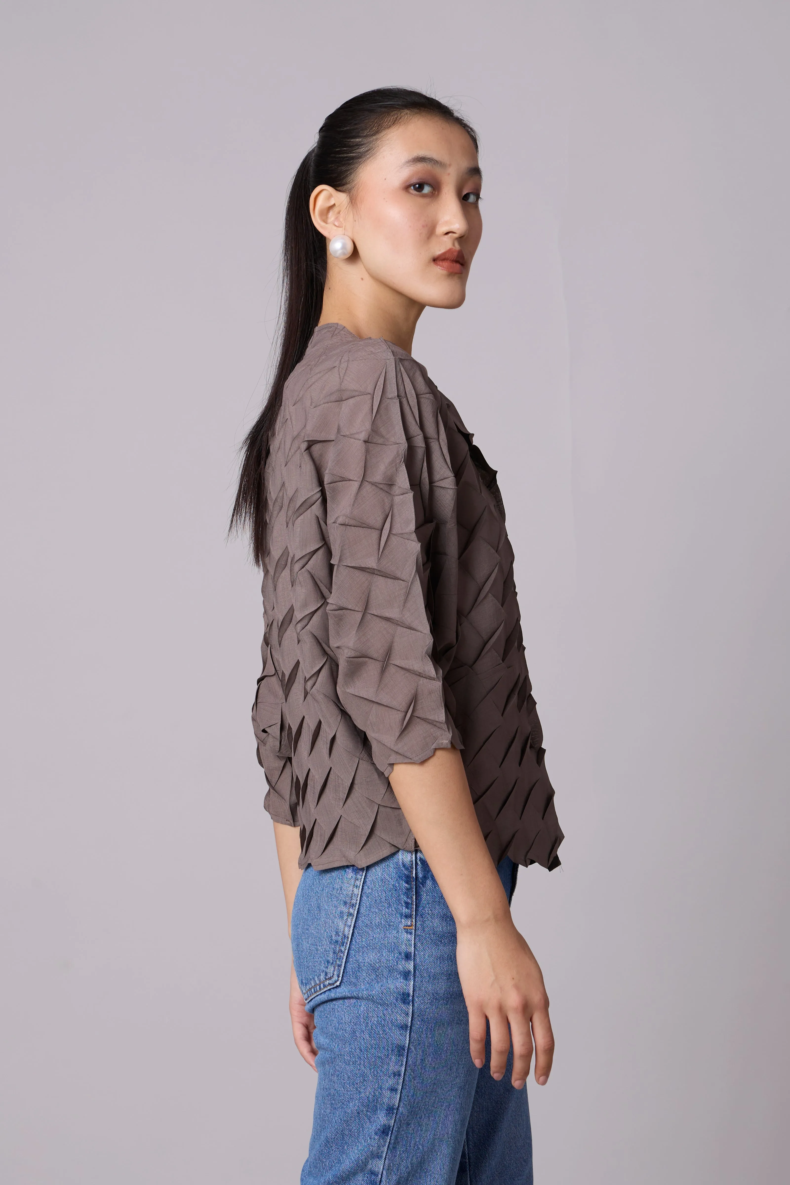 Austin Shirt - Dark Taupe