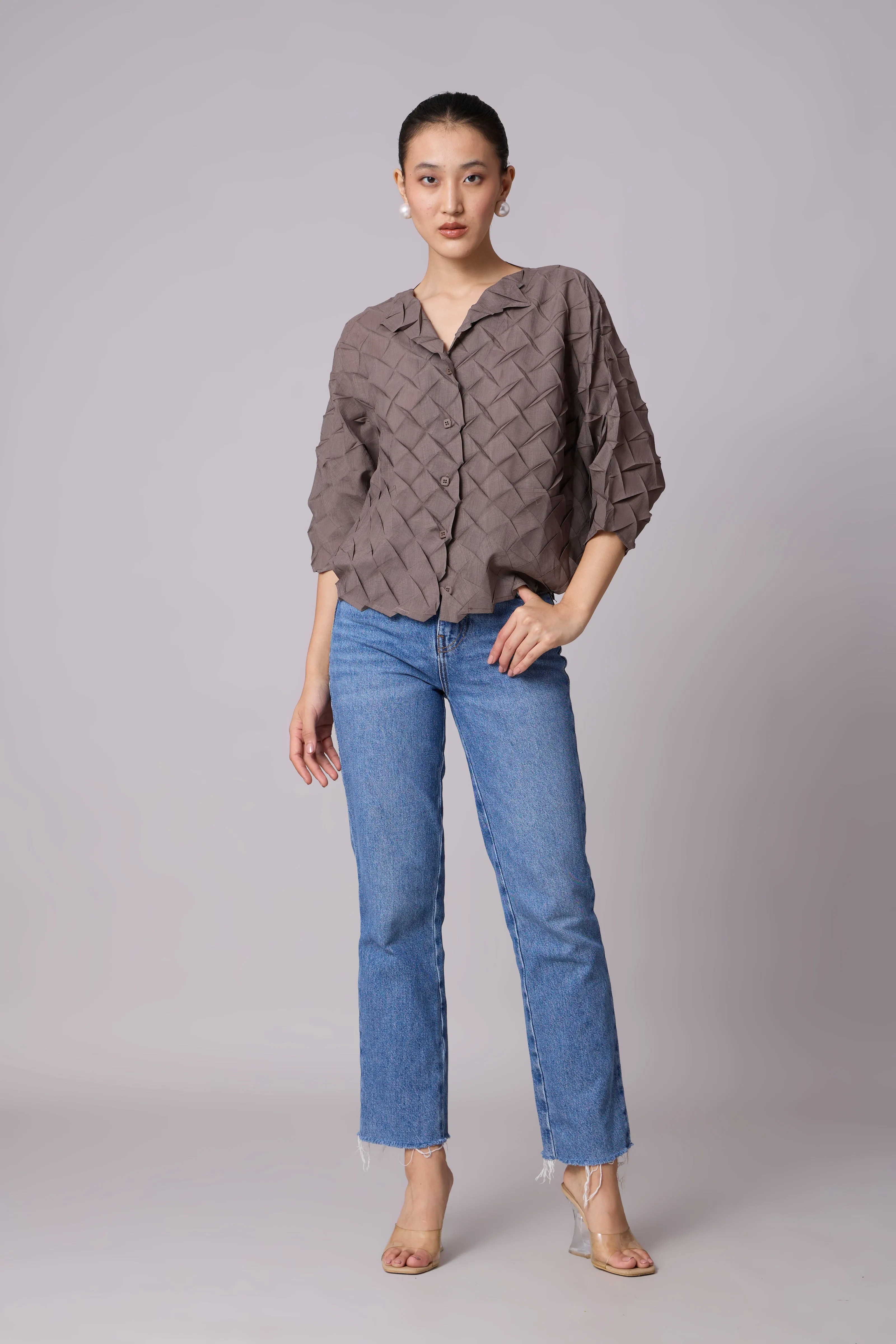 Austin Shirt - Dark Taupe