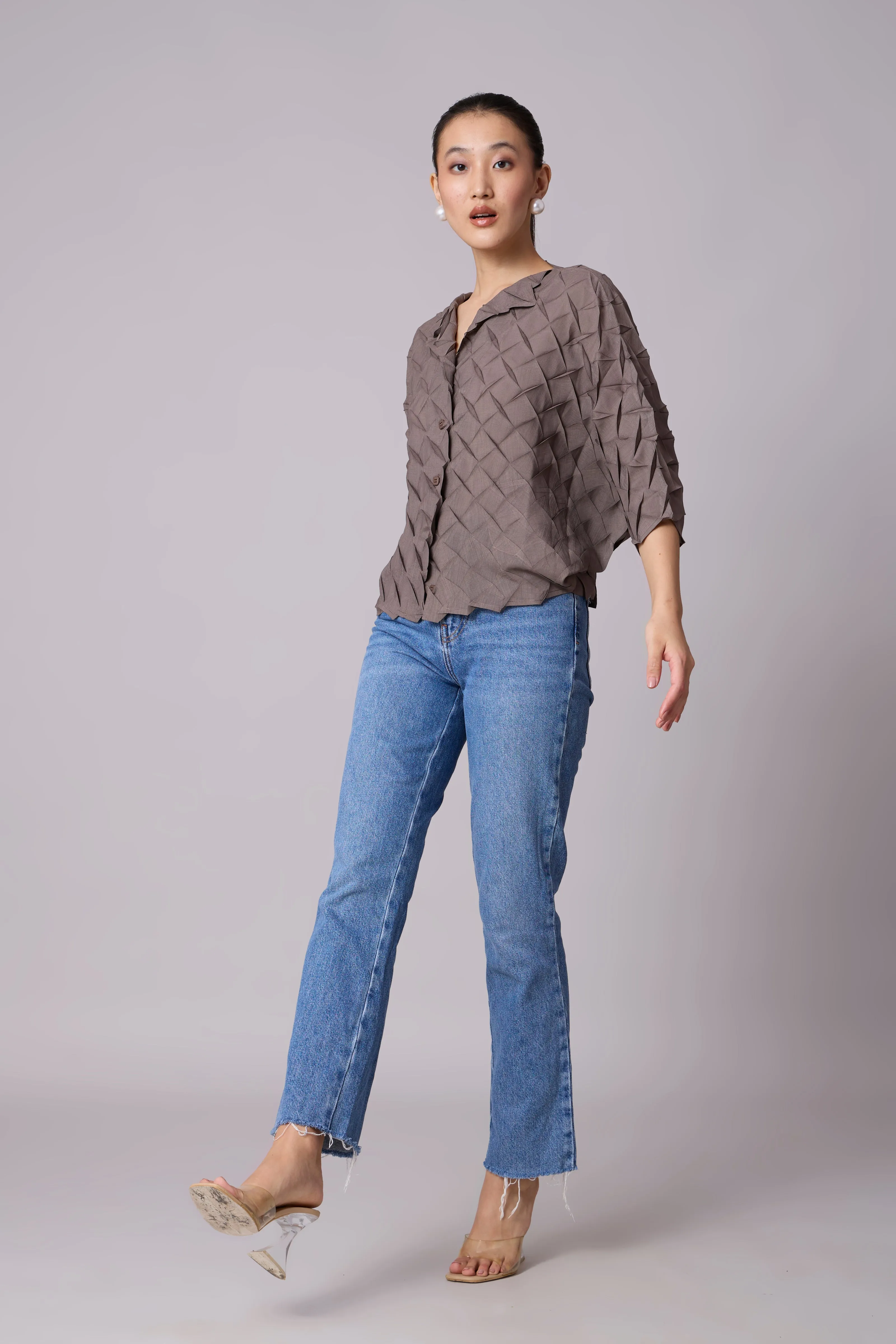 Austin Shirt - Dark Taupe