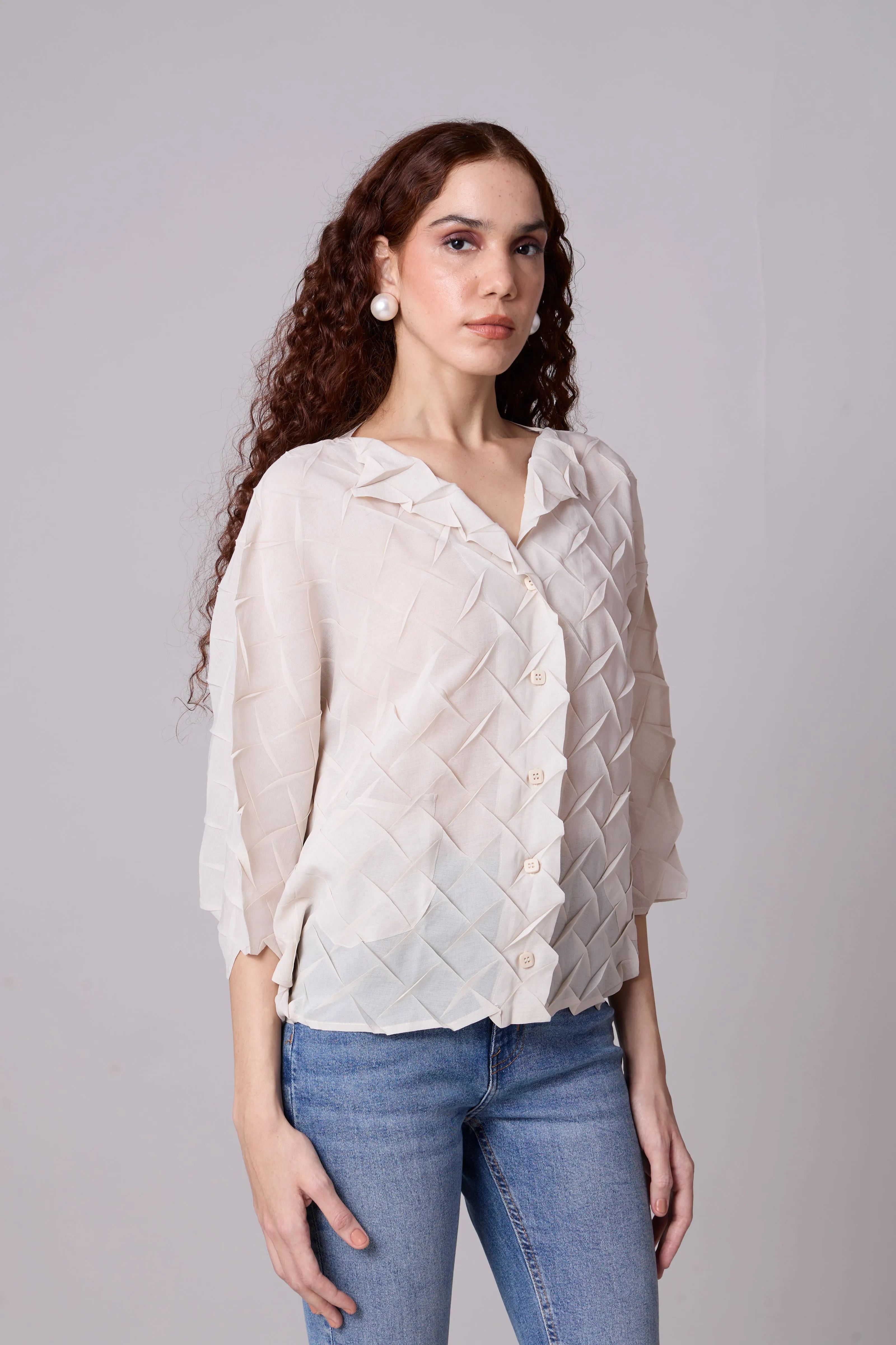 Austin Shirt - Sand Ivory