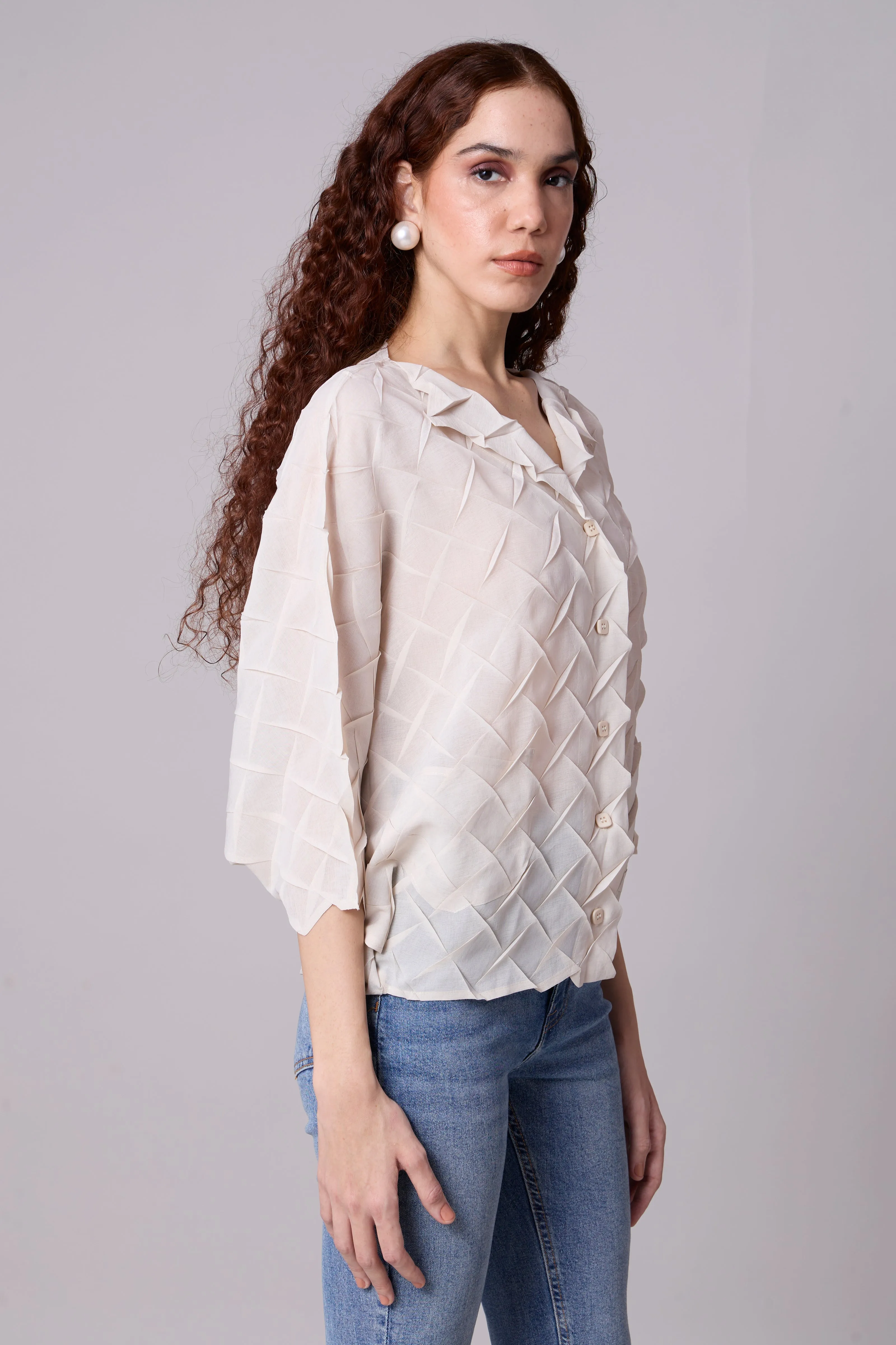 Austin Shirt - Sand Ivory