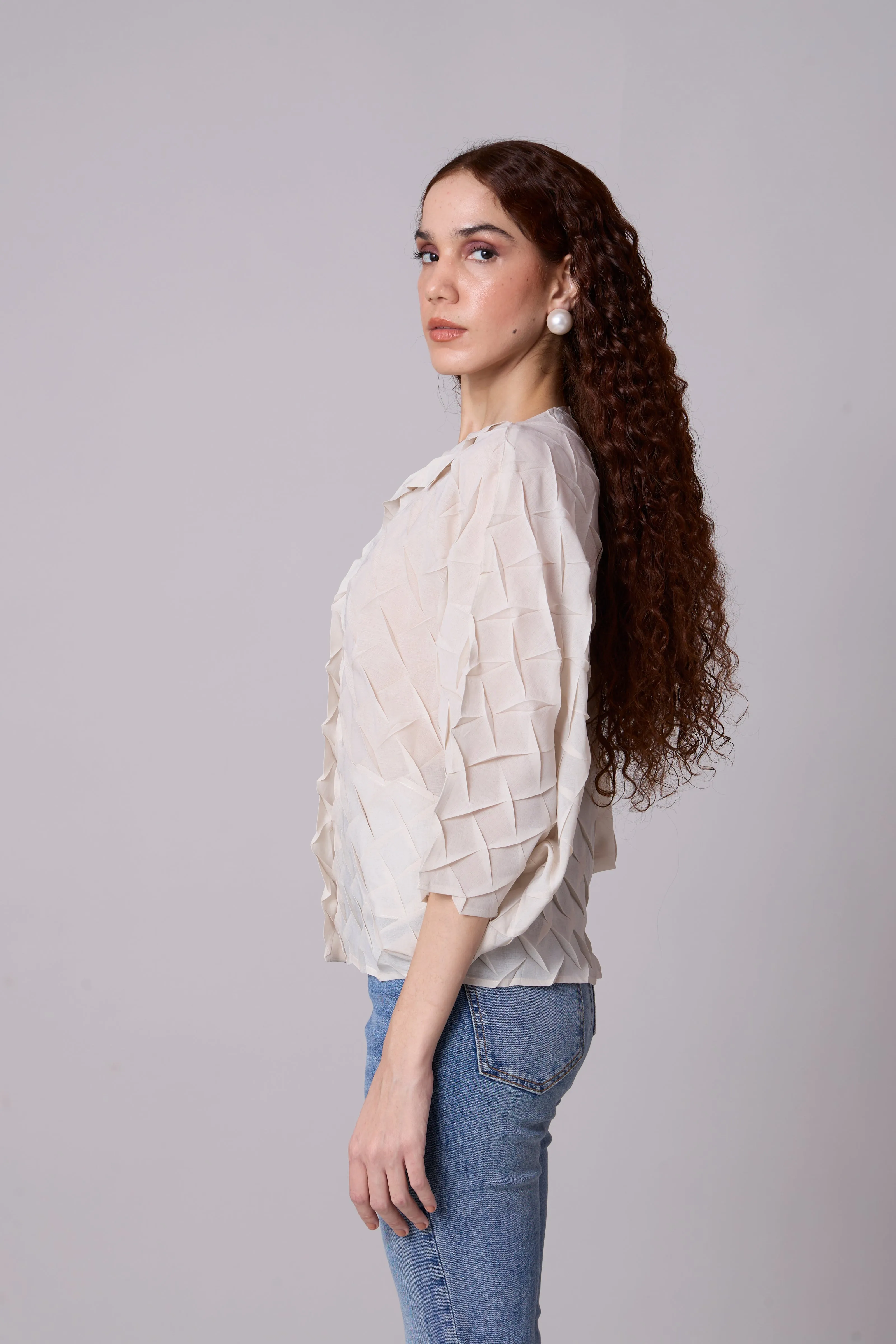 Austin Shirt - Sand Ivory