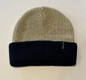 Autumn Headwear Select Blocked Beanie - Oatmeal/Black