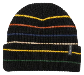 Autumn Headwear Select Multi Stripe Beanie - Black