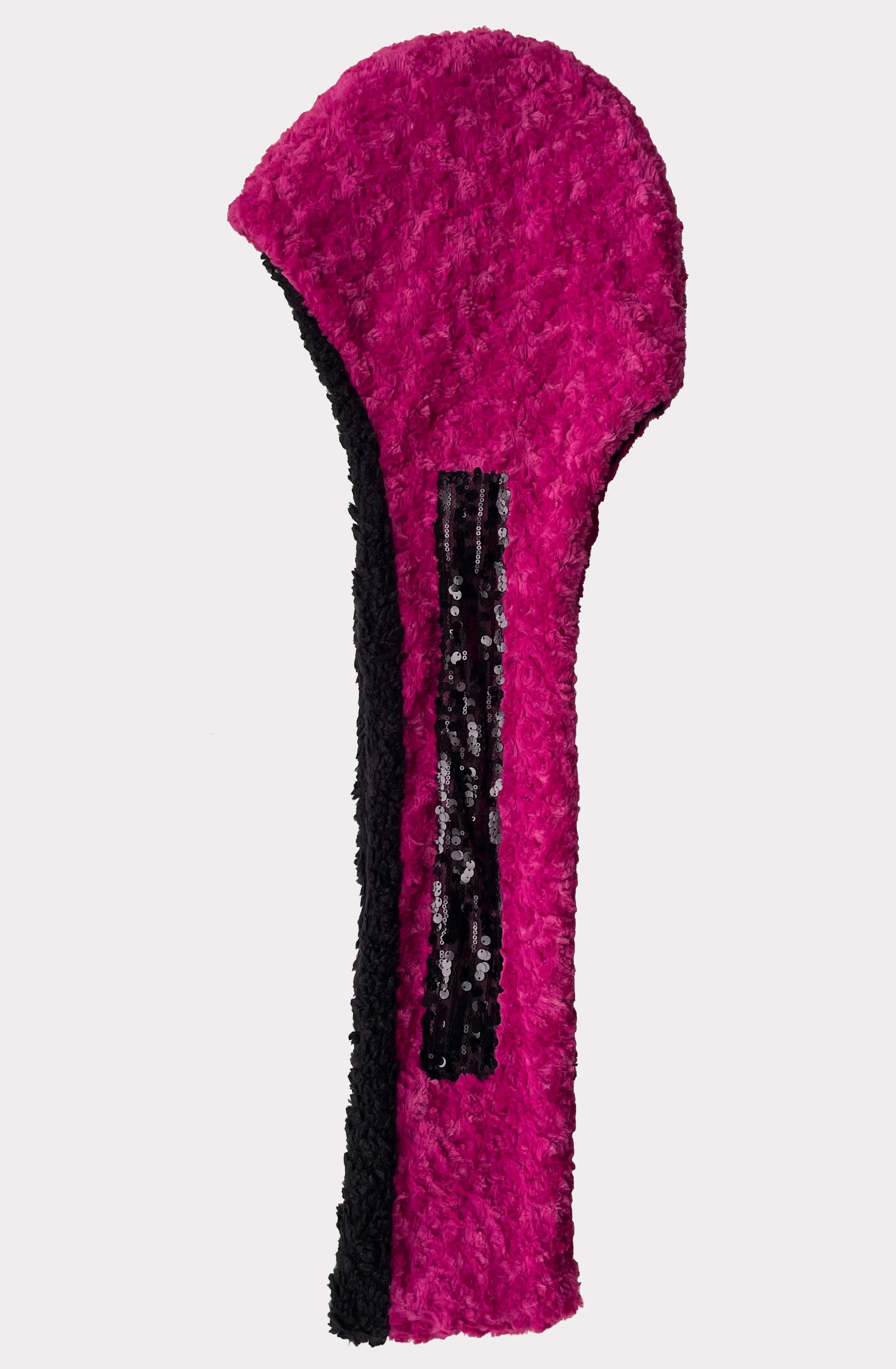 Balaclava Hoop Mütze | Black/Pink