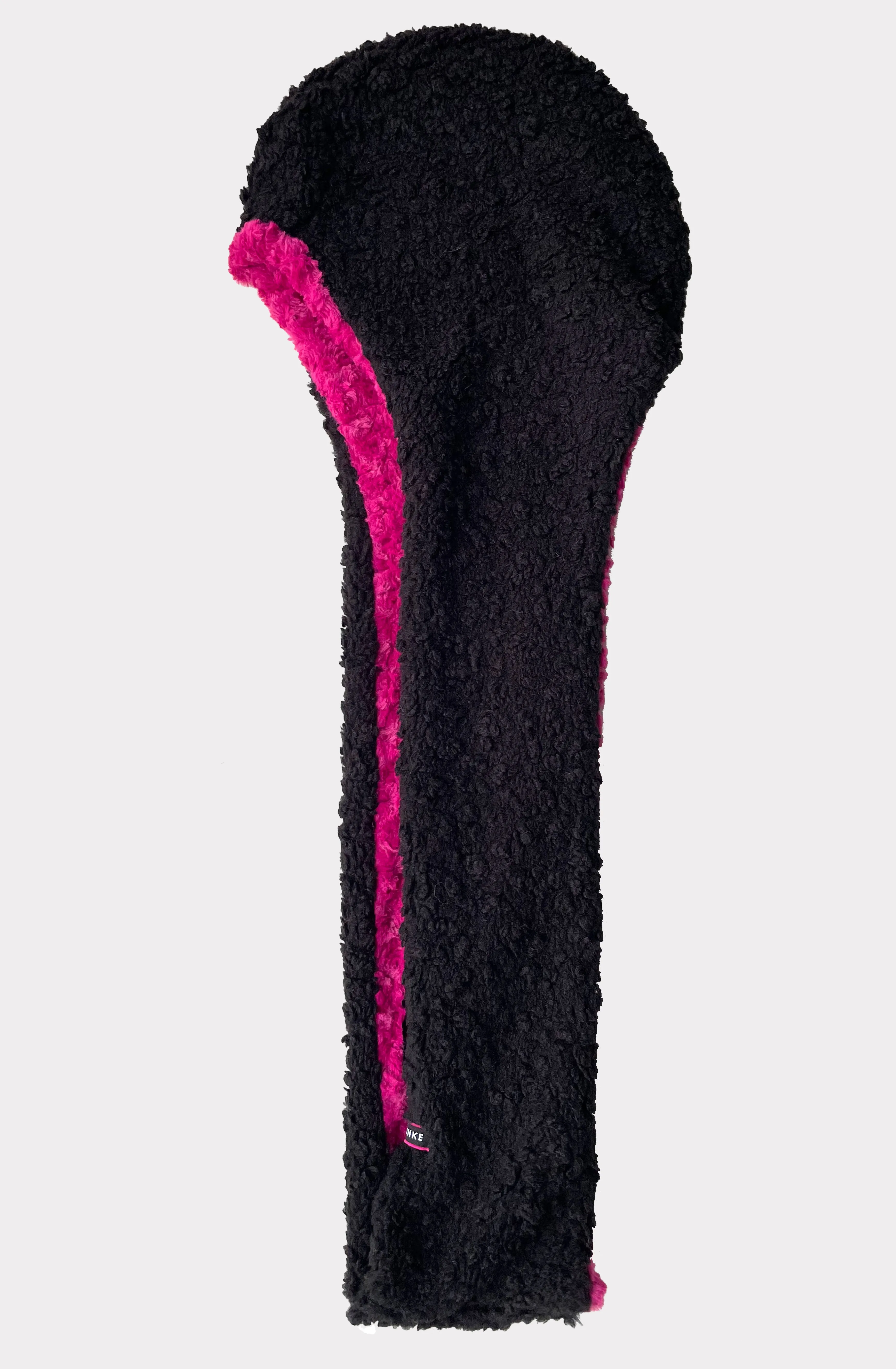 Balaclava Hoop Mütze | Black/Pink