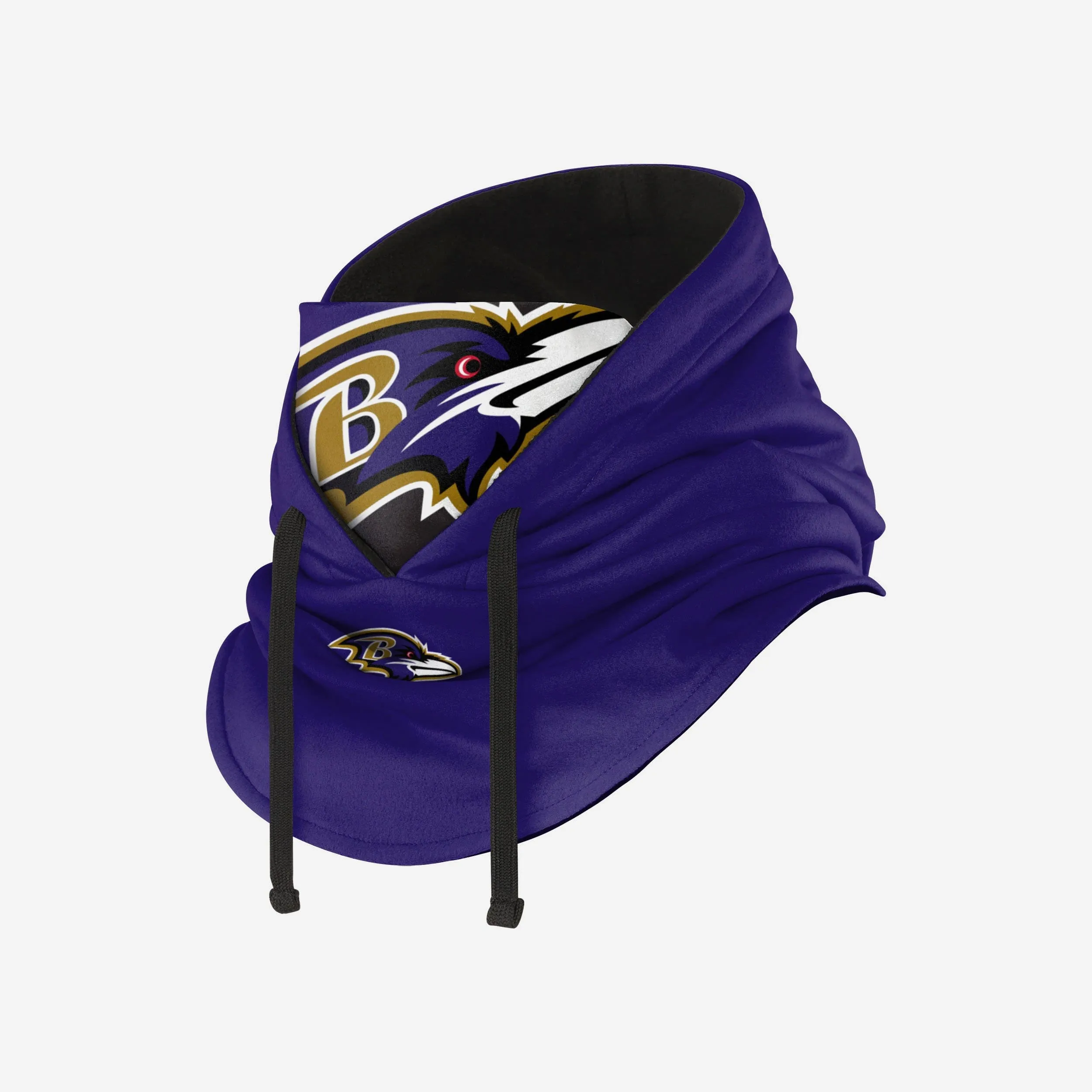 Baltimore Ravens Drawstring Hooded Gaiter