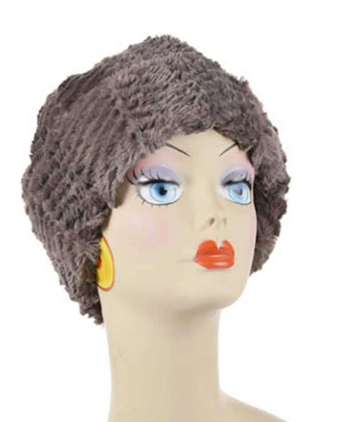 Beanie Hat, Reversible - Chevron Faux Fur (SOLD OUT)