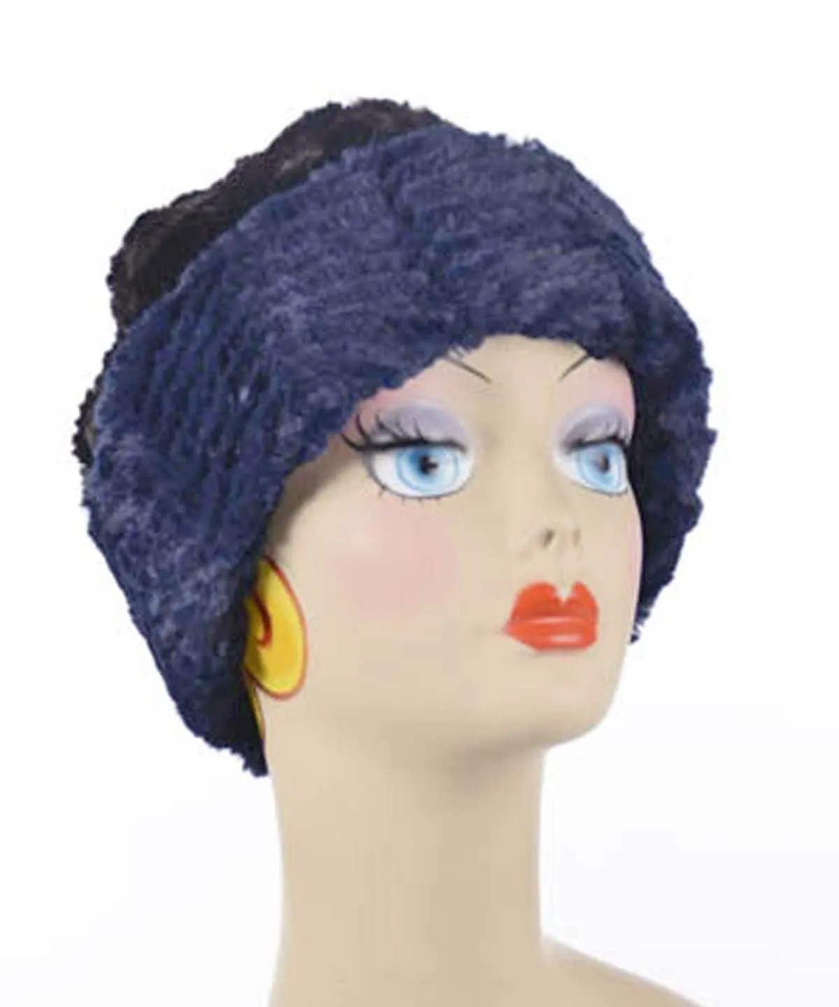 Beanie Hat, Reversible - Chevron Faux Fur (SOLD OUT)