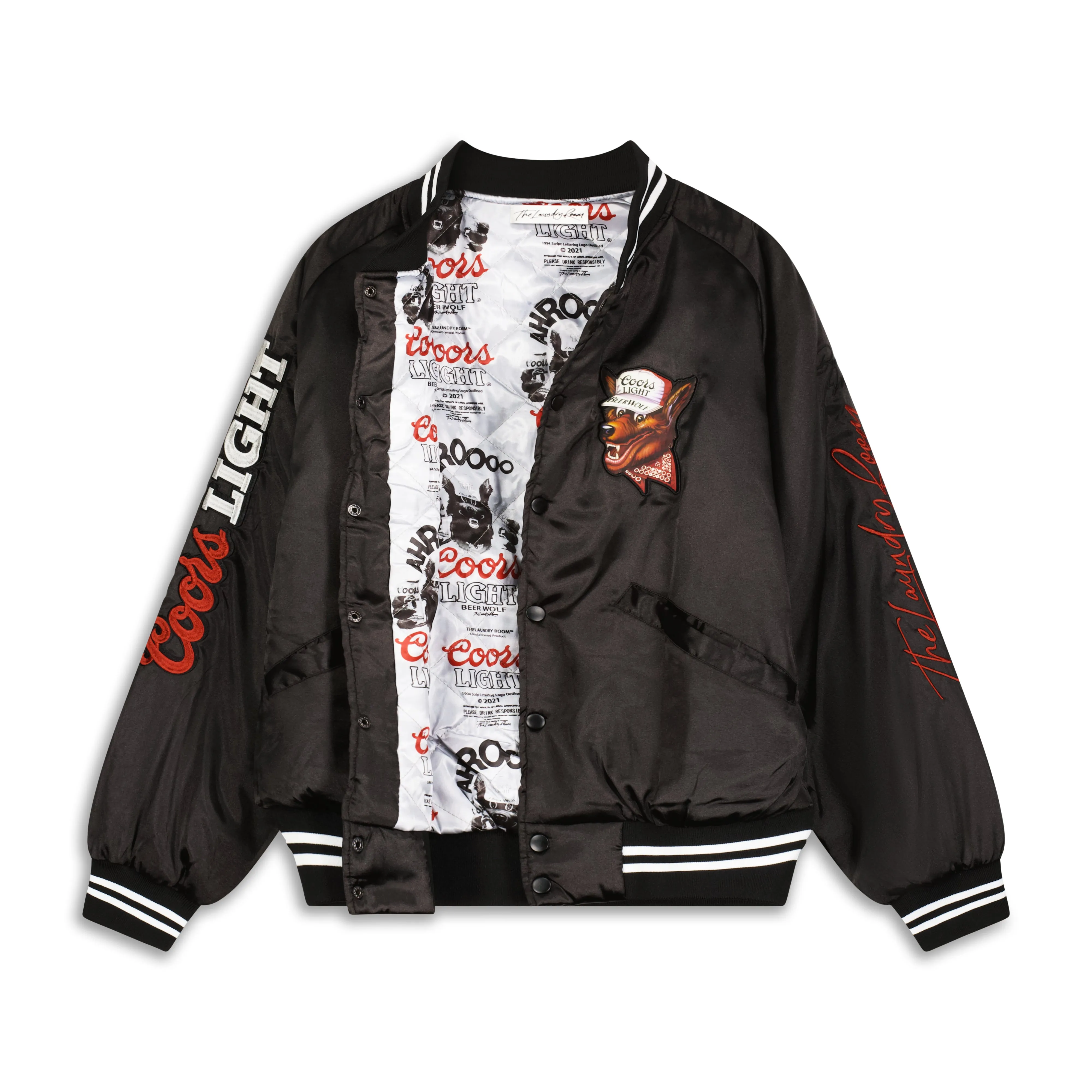 Beer Wolf - Stadium Jacket - Black