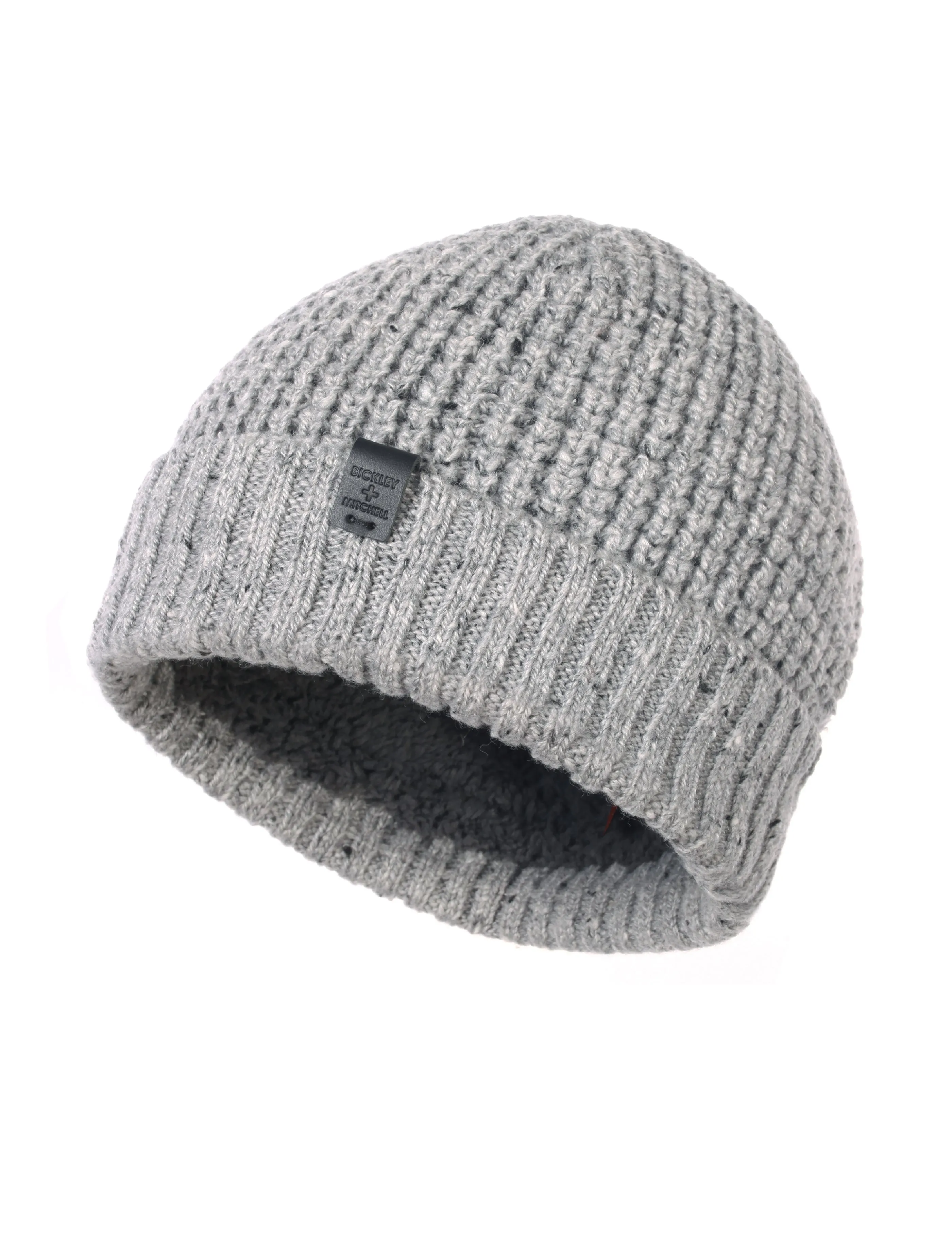 Bickley   Mitchell Sherpa Lined Thick Knit Cuffed Beanie