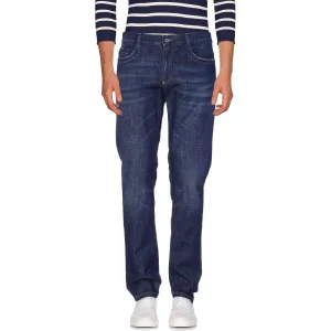 Bikkembergs Blue Cotton Men Jean