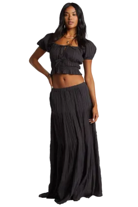 BILLABONG Ditsy Dreams Gauze Maxi Skirt