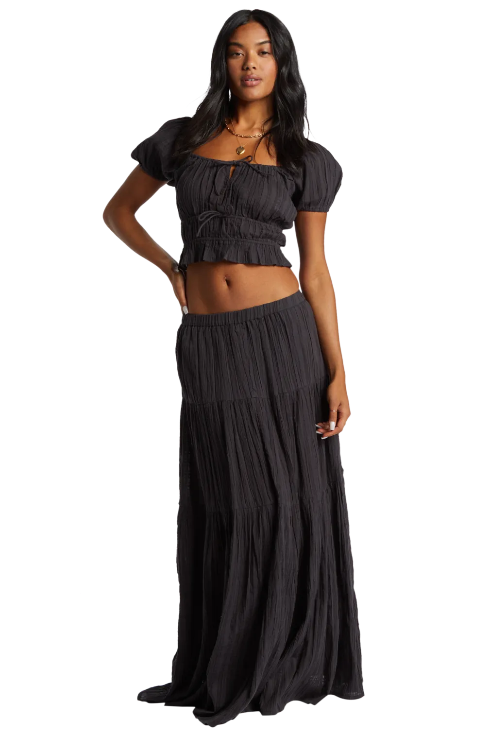 BILLABONG Ditsy Dreams Gauze Maxi Skirt