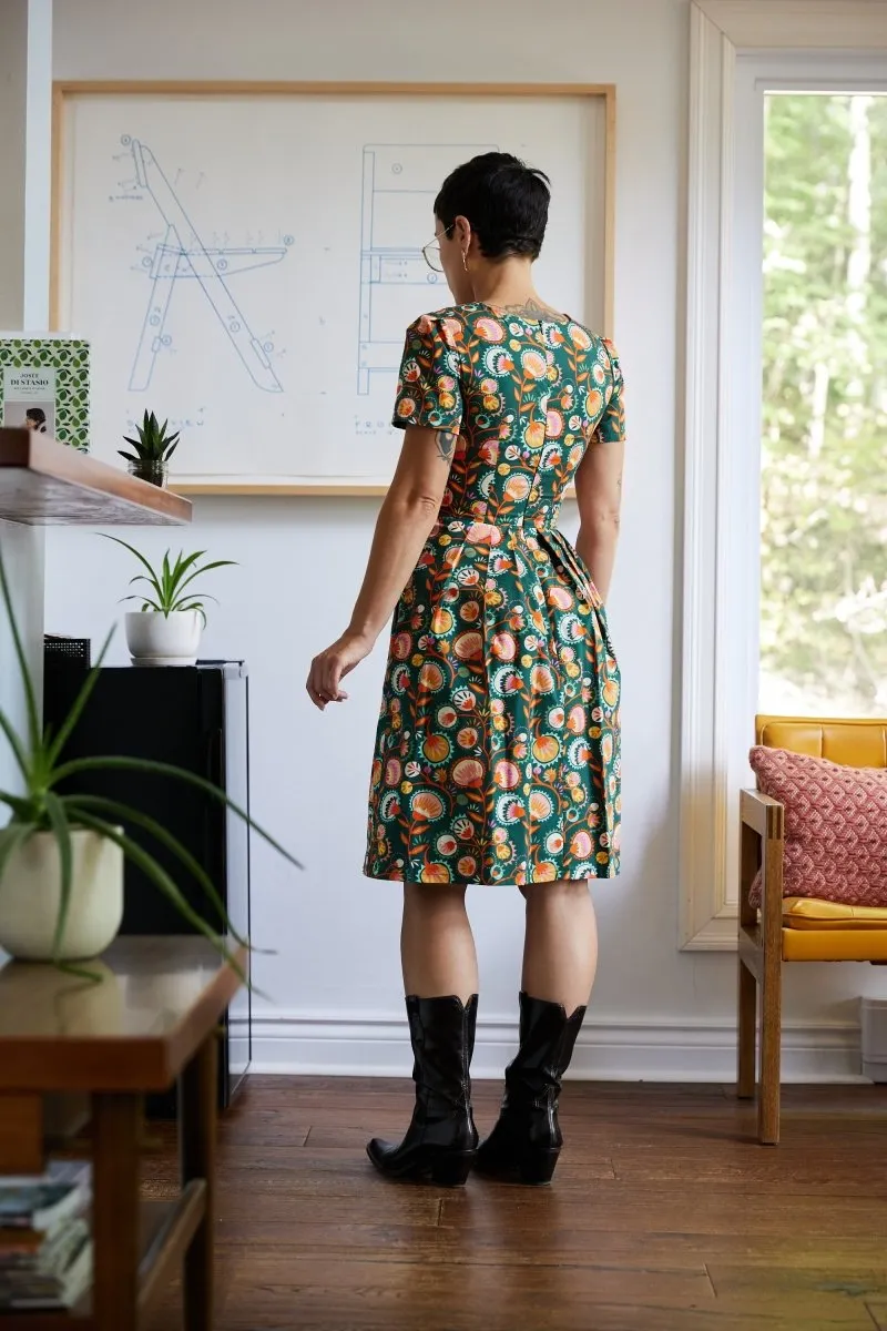 Birds of North America Buttonquail Dress (Triffids)