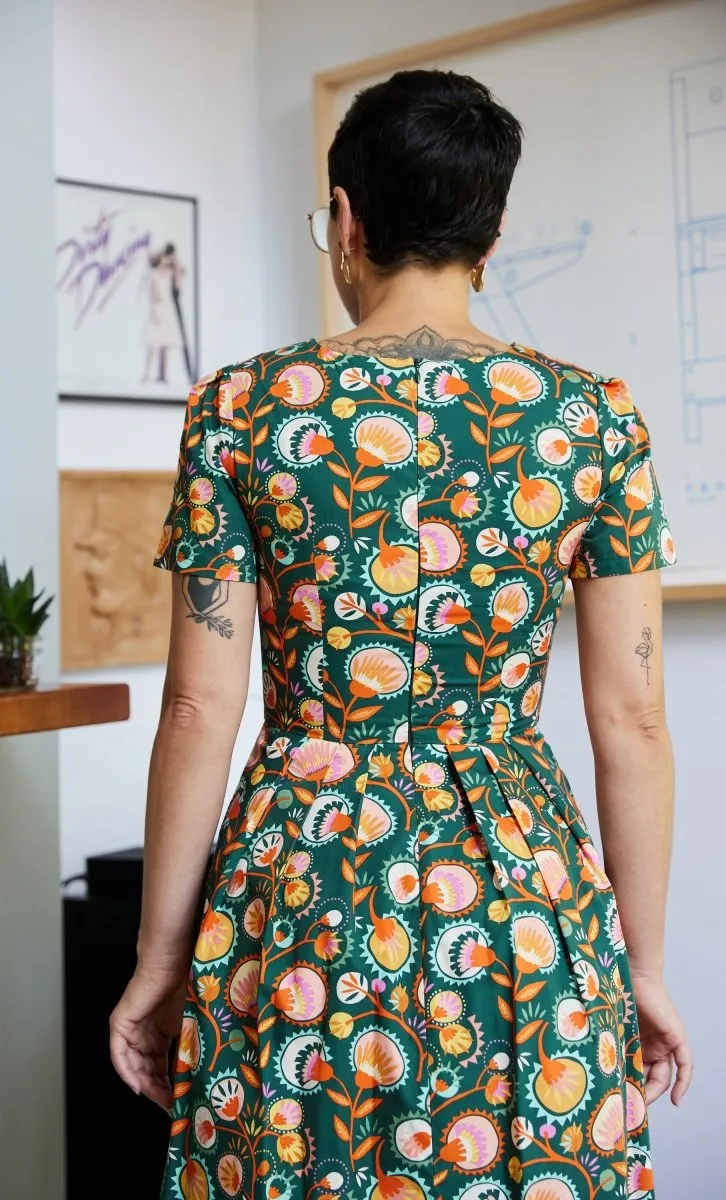 Birds of North America Buttonquail Dress (Triffids)