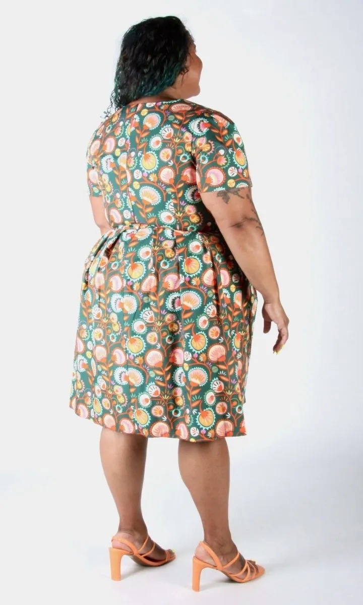 Birds of North America Buttonquail Dress (Triffids)