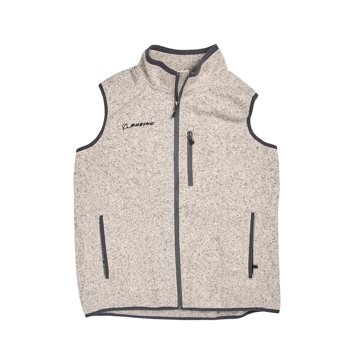 Boeing Men’s Textured Sweater Fleece Vest