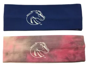 Boise State Broncos TOW Blue & Tie-Dye Pink 2 Pack Yoga Headbands