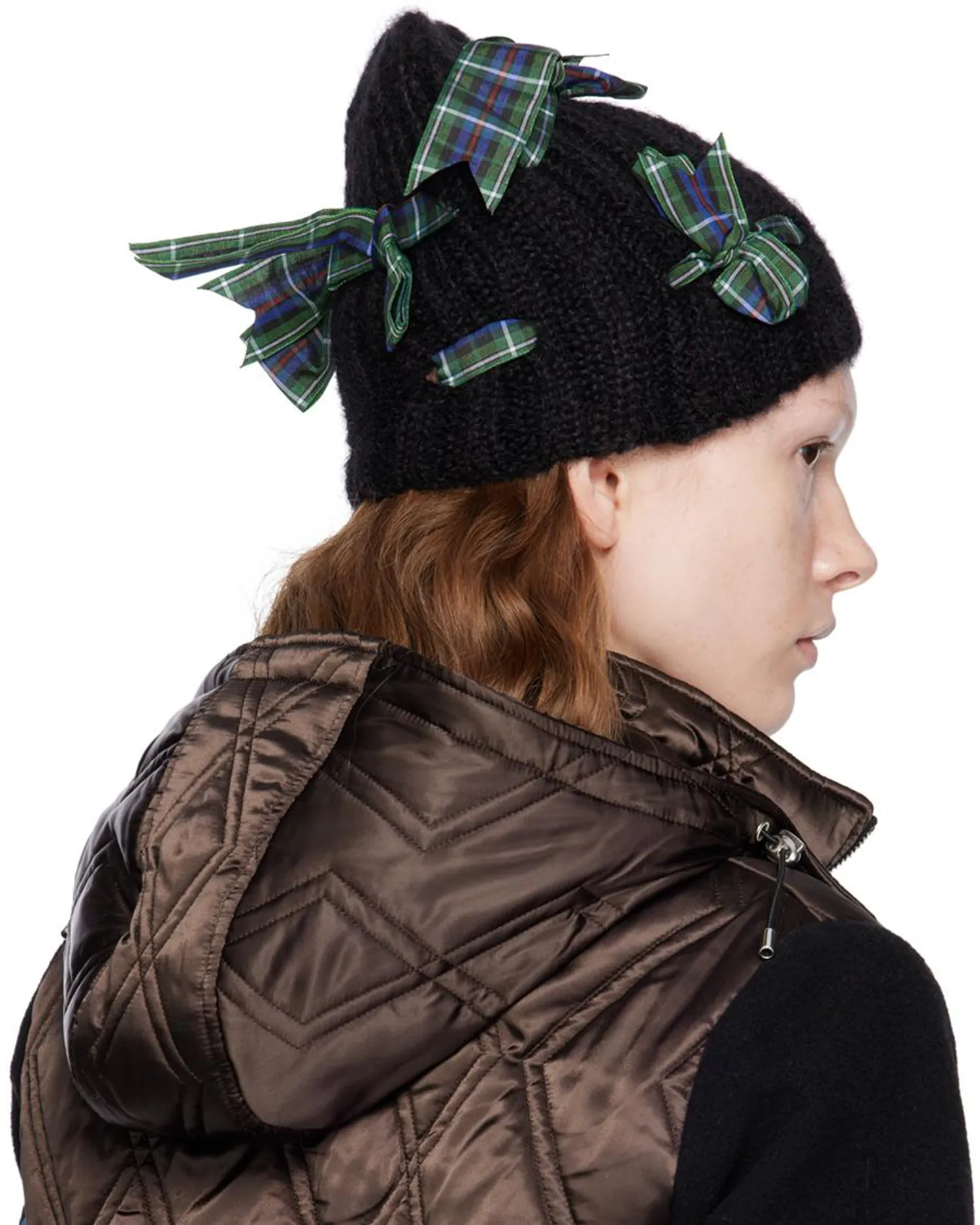 Bow Beanie - Black