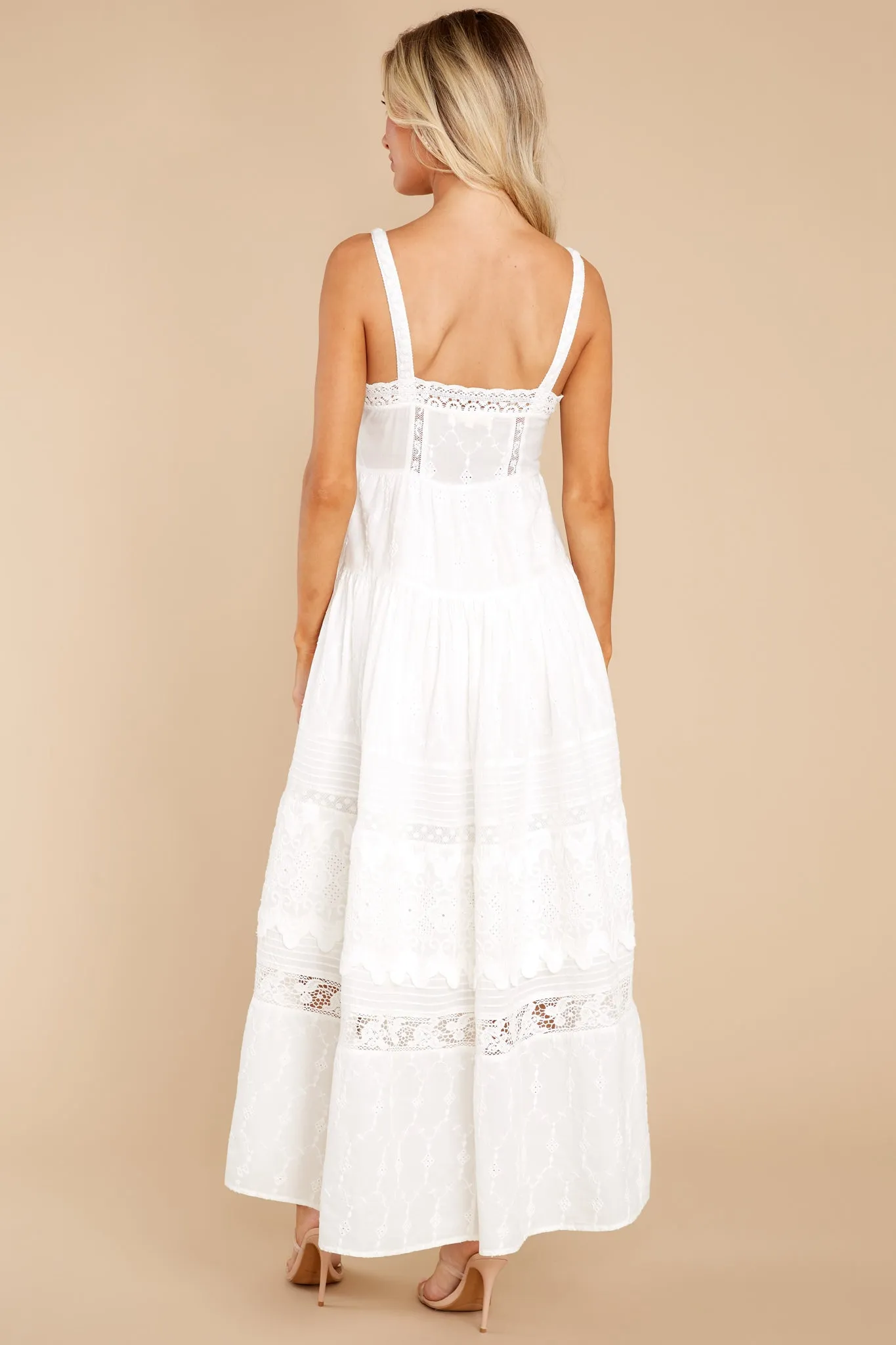 Camisha True White Maxi Dress