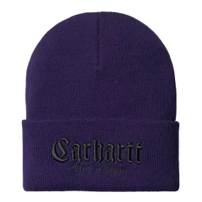 Carhartt WIP Onyx Beanie - Tyrian/Black