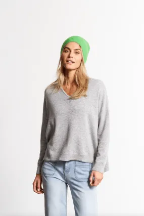 Cashmere Beanie | Leaf Green