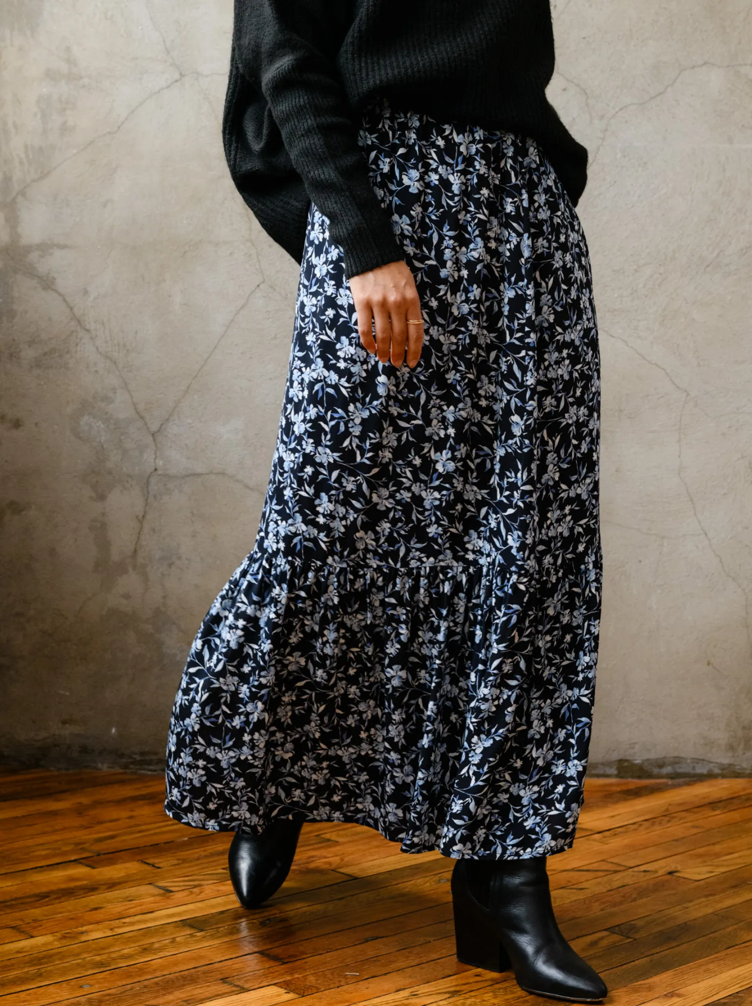 Catherine Maxi Flounce Skirt