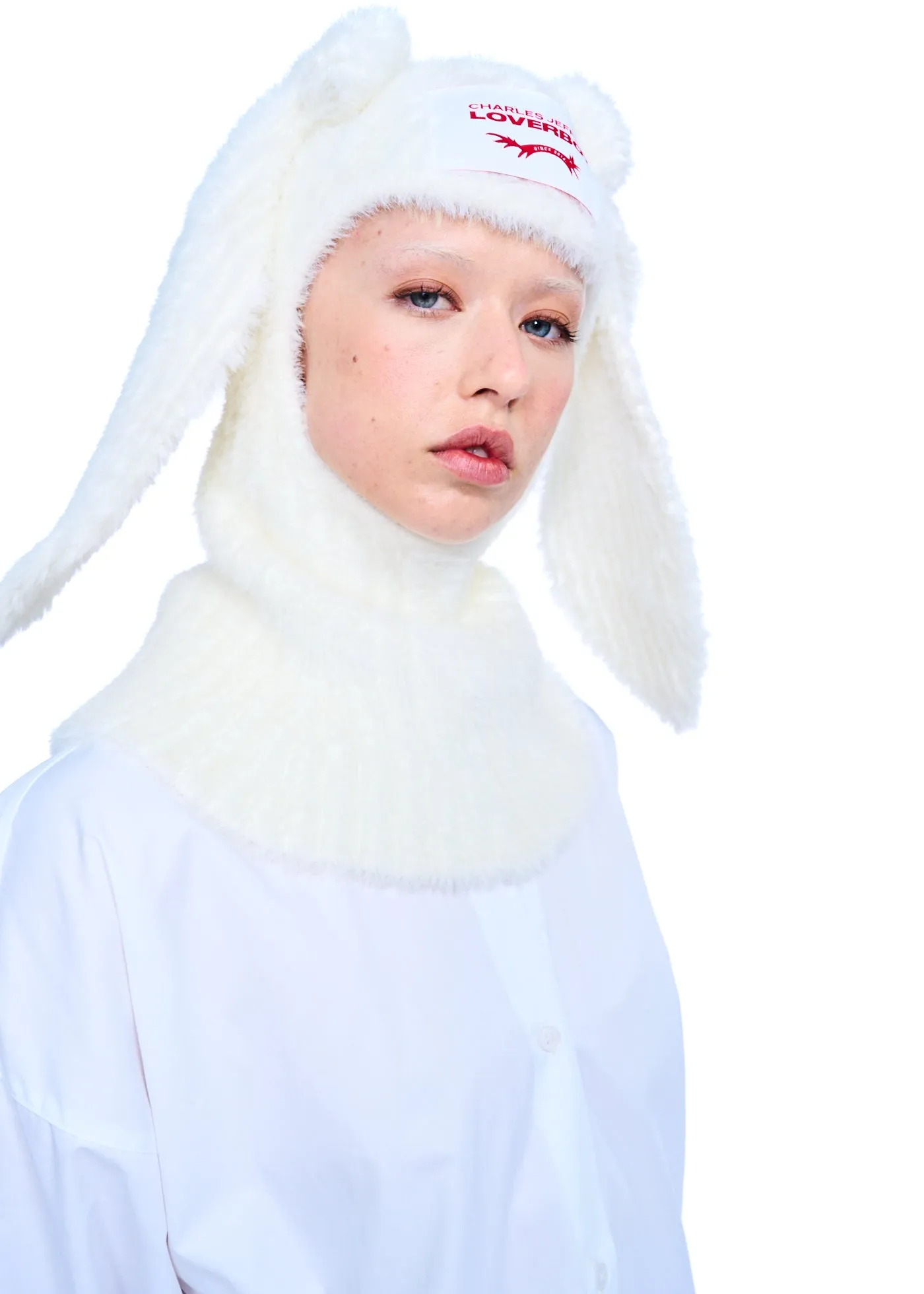 Charles Jeffrey Loverboy Fluffy Rabbit Balaclava