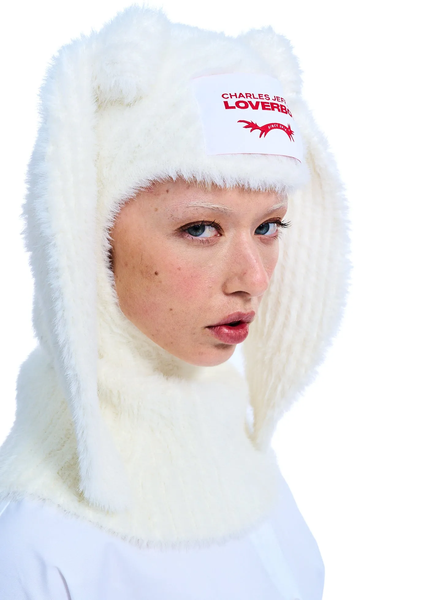 Charles Jeffrey Loverboy Fluffy Rabbit Balaclava