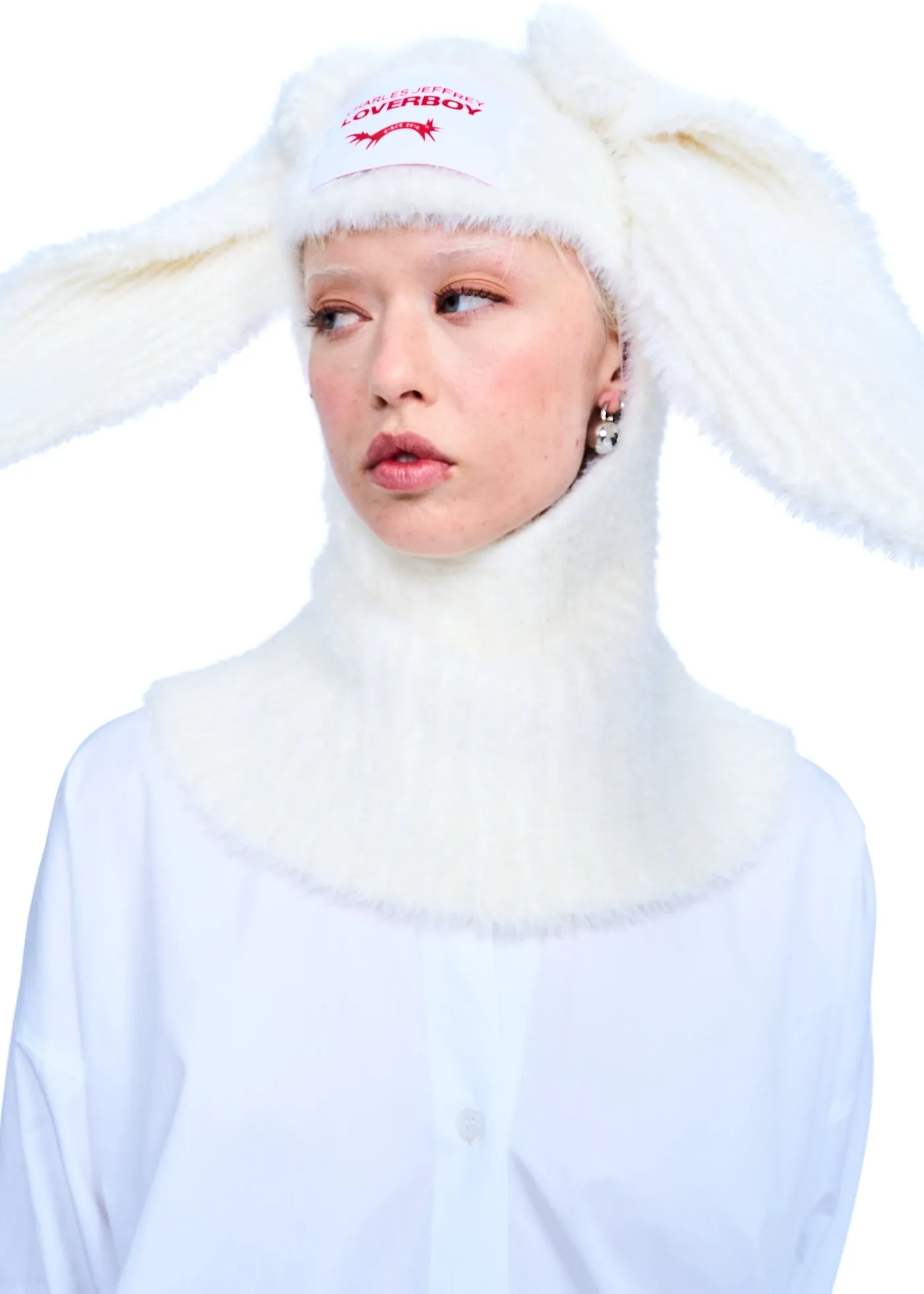 Charles Jeffrey Loverboy Fluffy Rabbit Balaclava