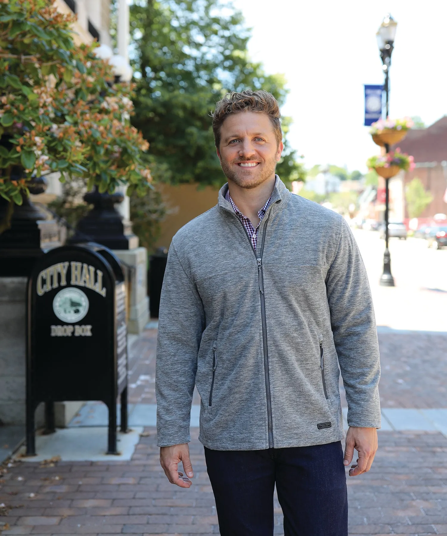 Charles River Men's Boundary Fleece Jacket