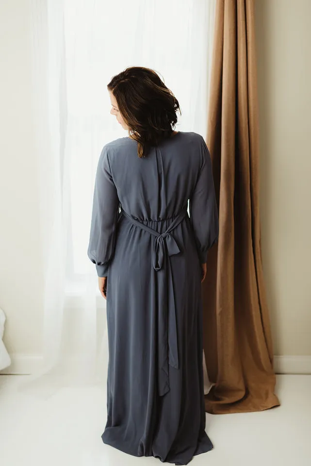 Chiffon Surplice Maxi